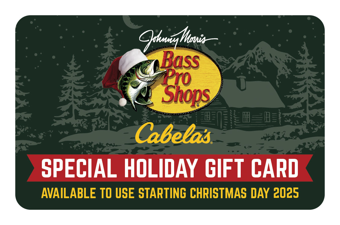 Image of Bass Pro Shops and Cabela's Special Holiday Gift Card
