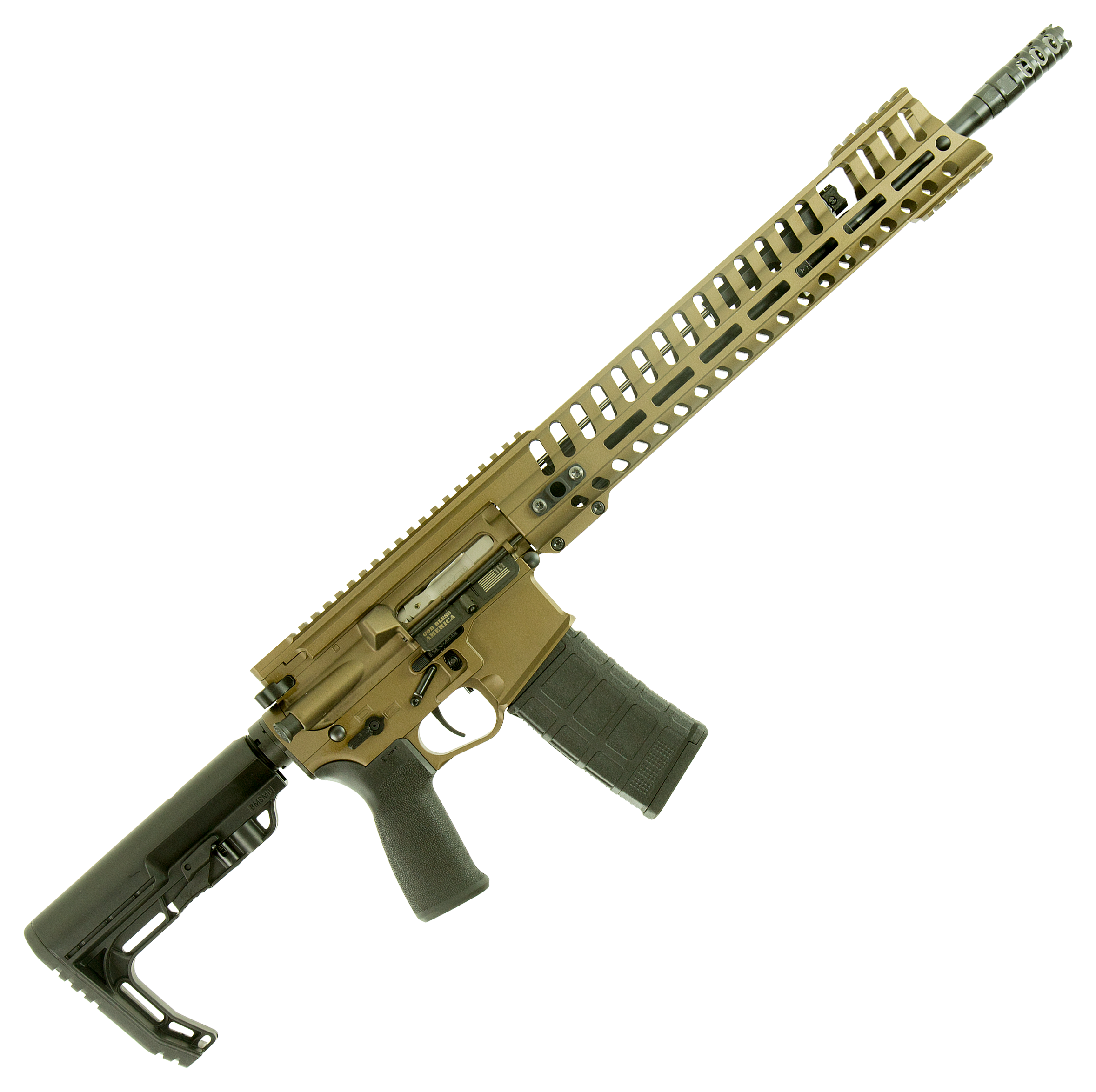 Image of POF P415 Edge Semi-Auto Rifle - 5.56 x 45mm - Burnt Bronze Cerakote