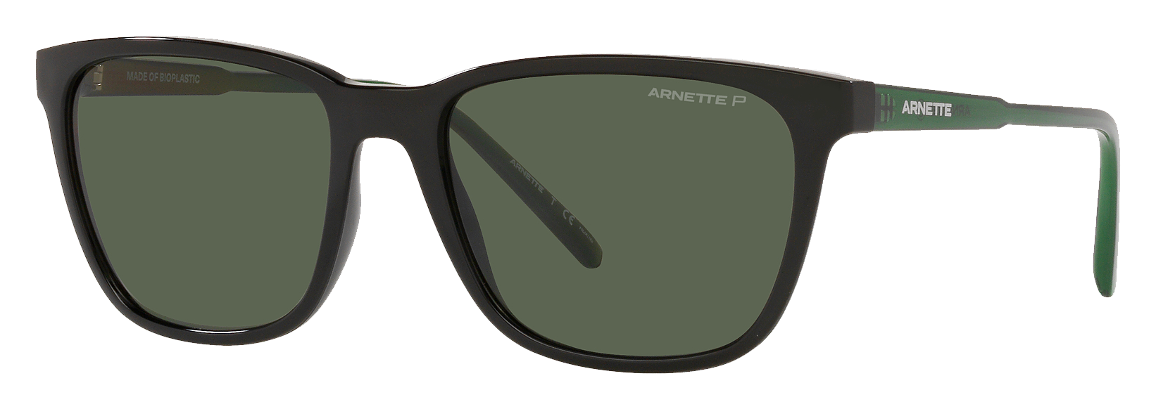 Arnette Cortex AN4291 Polarized Sunglasses - Black/Dark Green - Standard