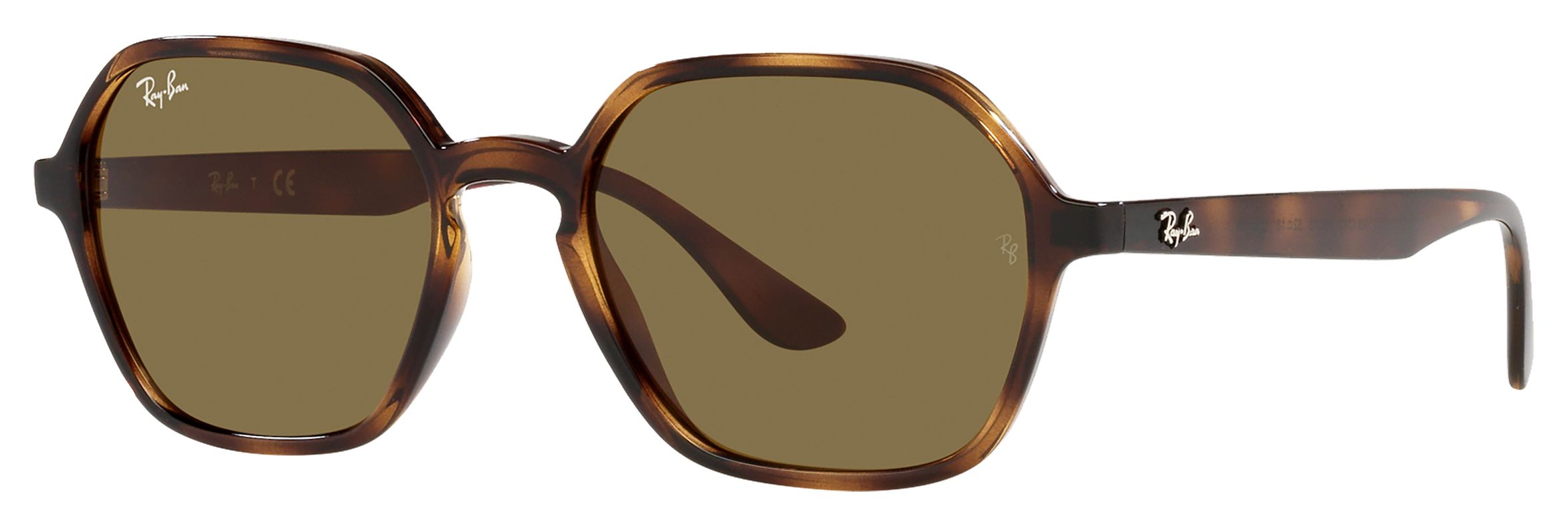 Ray-Ban RB4361 Sunglasses - Dark Brown Classic/Havana - Small