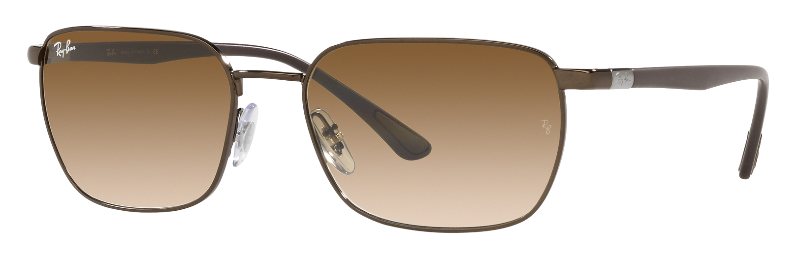 Ray-Ban RB3684 Gradient Glass Sunglasses - Polished Brown/Light Brown Gradi