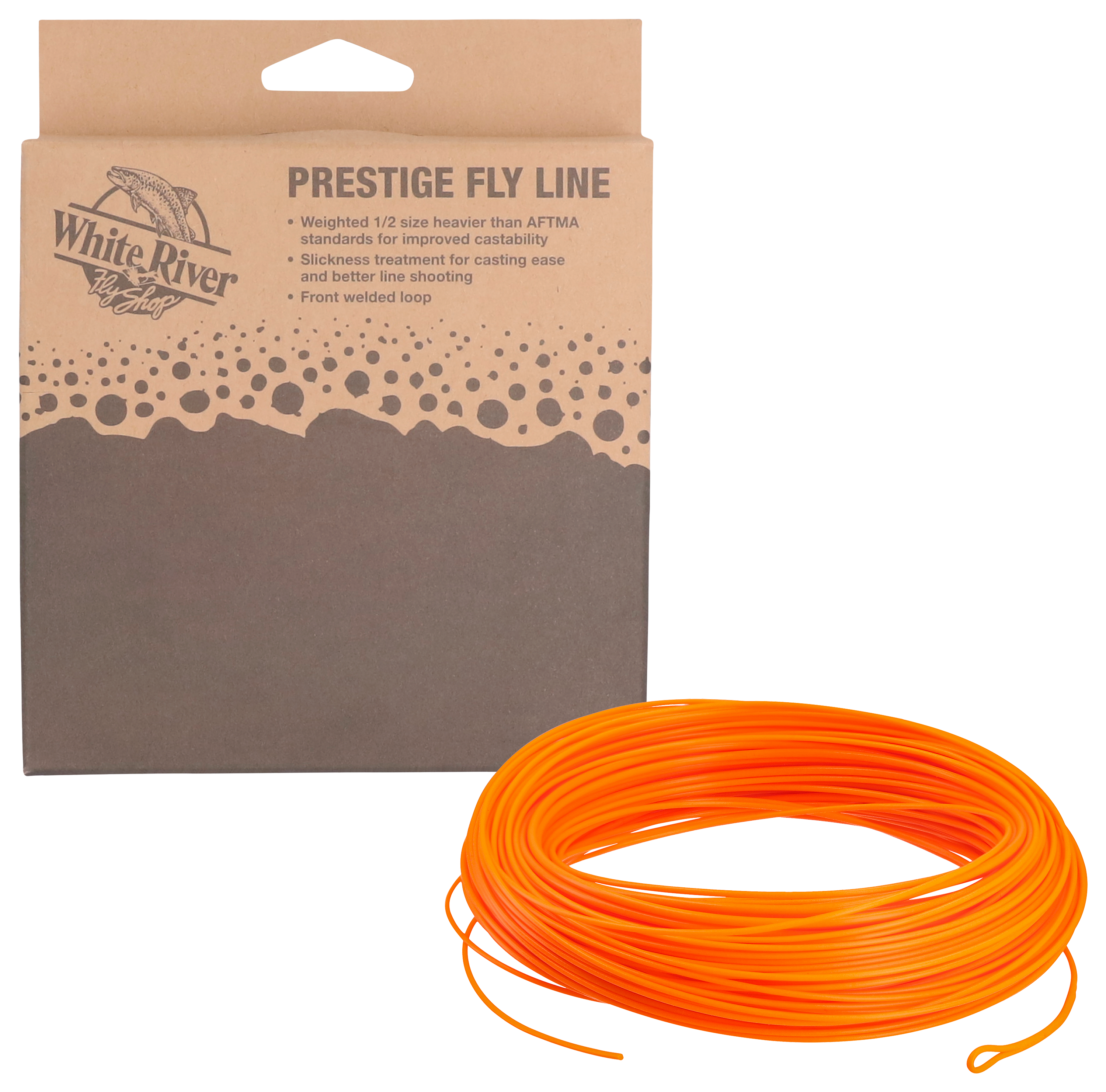 Fly Line with Welded Loop Weight Forward Floating , Clear Floating