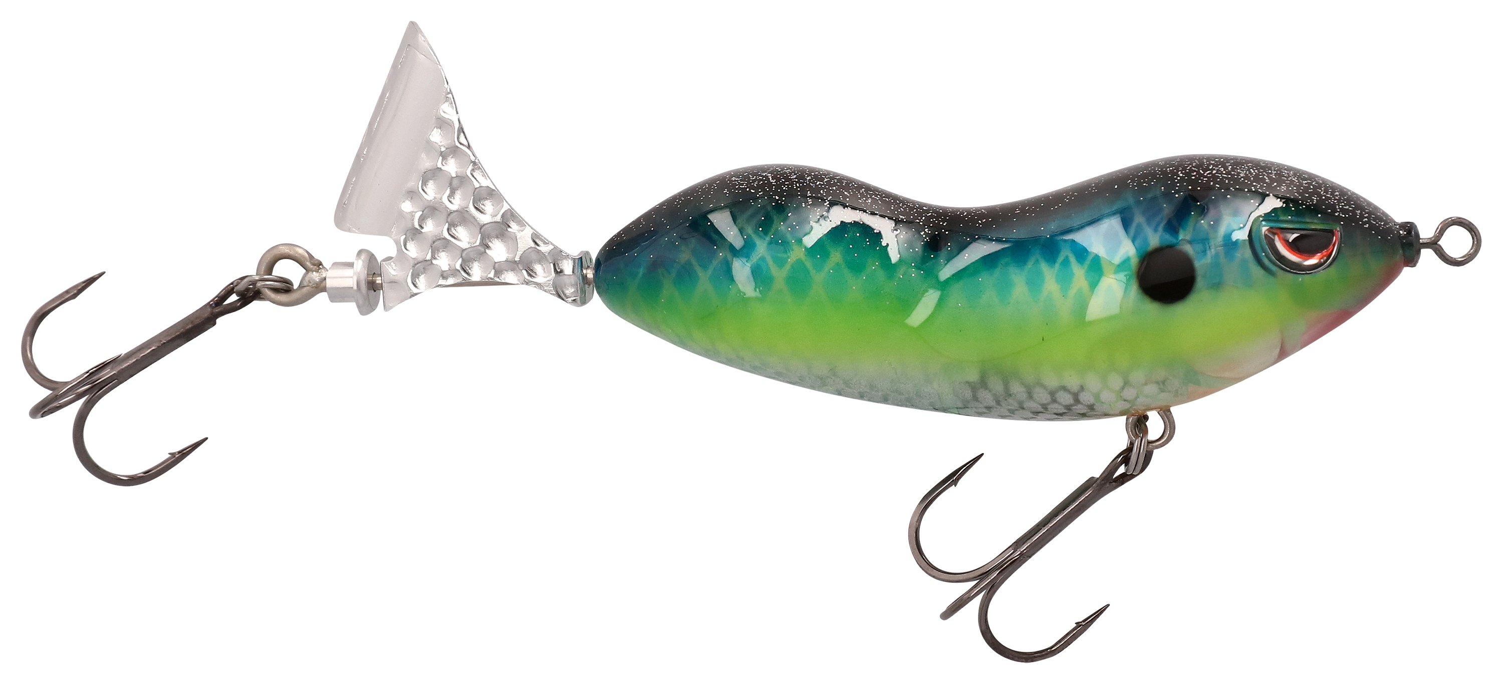 SPRO Cyclone Prop Jr Lure - 4 - Clear Nasty Shad - 101130762-3326385 - Lures The SPRO® Cyclone Prop Jr Lure creates a storm of sku 101130762-3326385