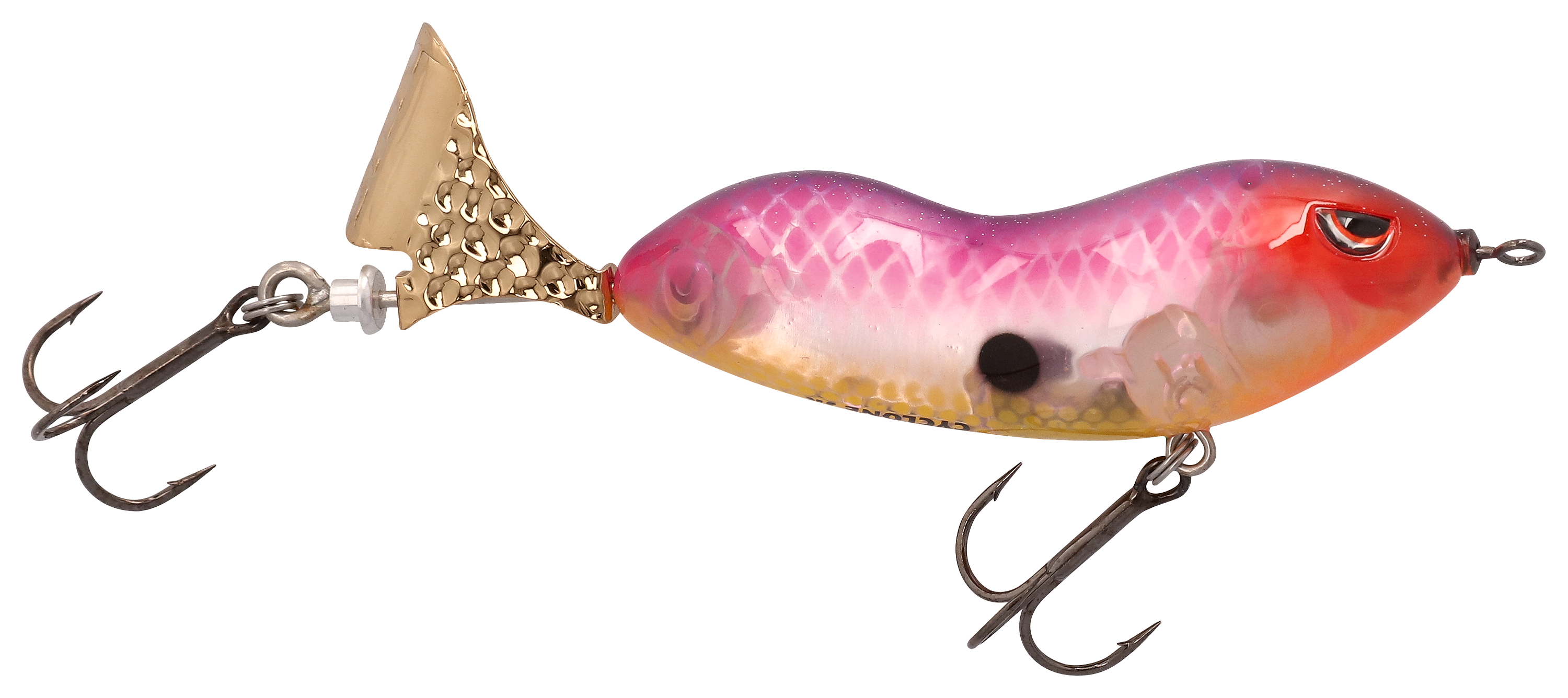 SPRO Cyclone Prop Jr Lure - 4 - Clear Pink Lemonade
