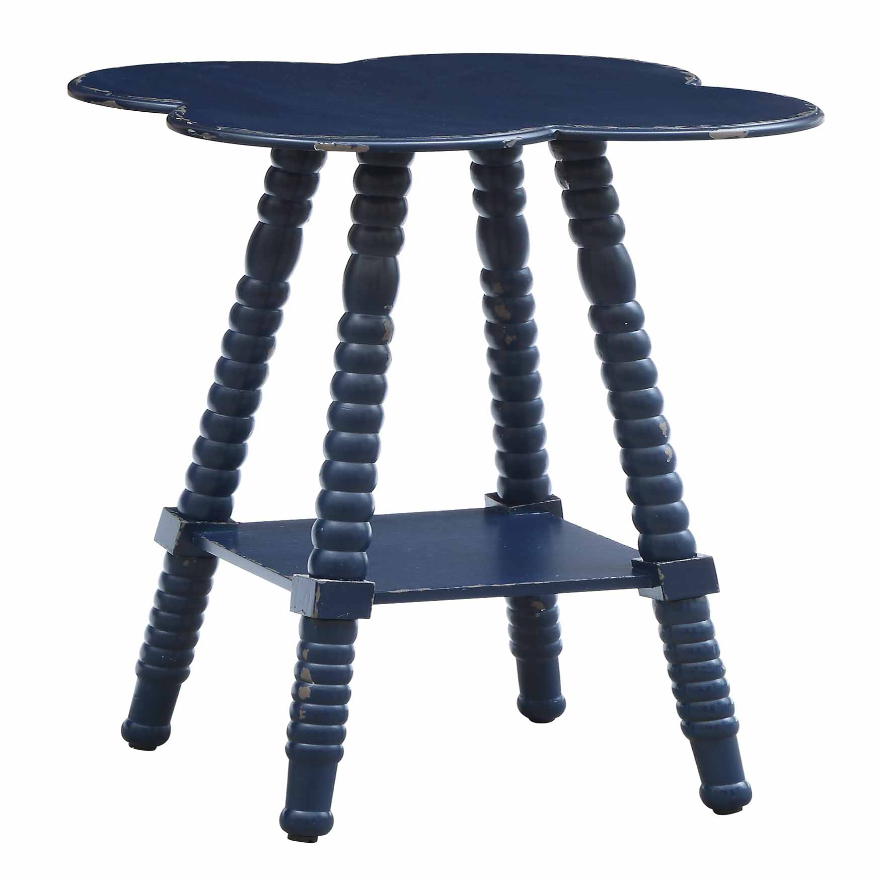 Crestview Collection Bar Harbor Indigo Clover Table