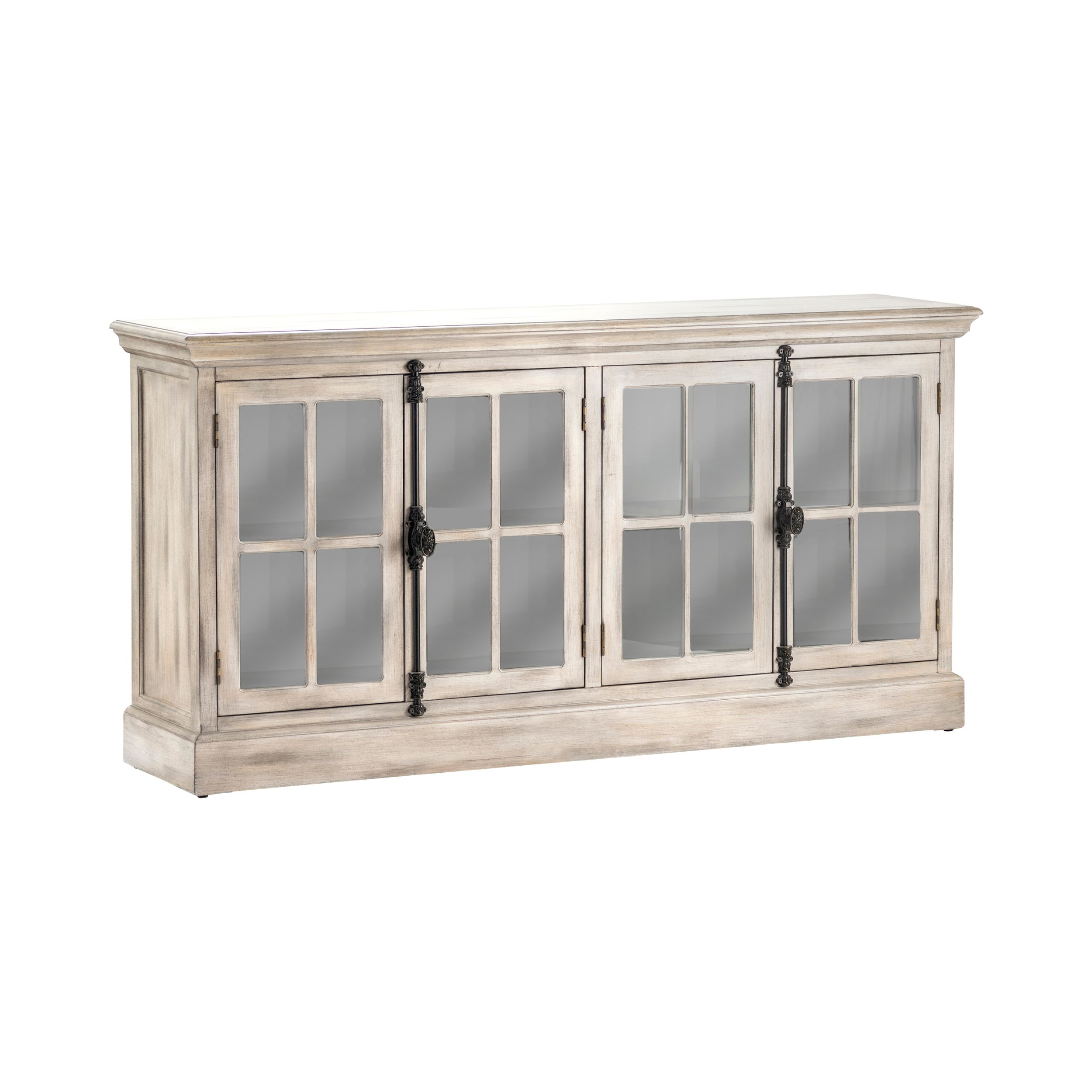 Crestview Collection Coventry 4-Door Media Console - 101130893-3326500 - Decor Perfect for the game room or family room, the Cres sku 101130893-3326500