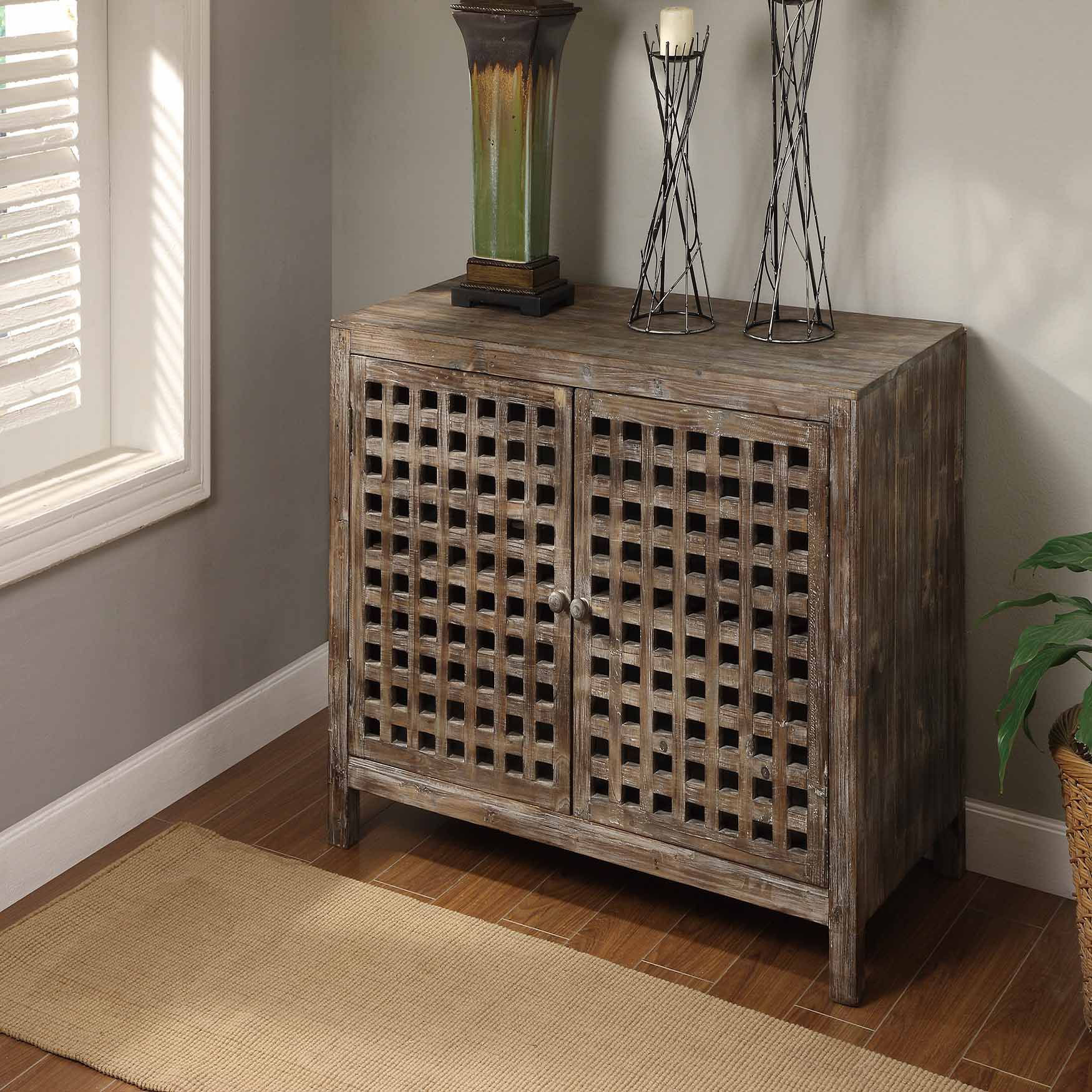 Crestview Collection Rustic Buffet Cabinet