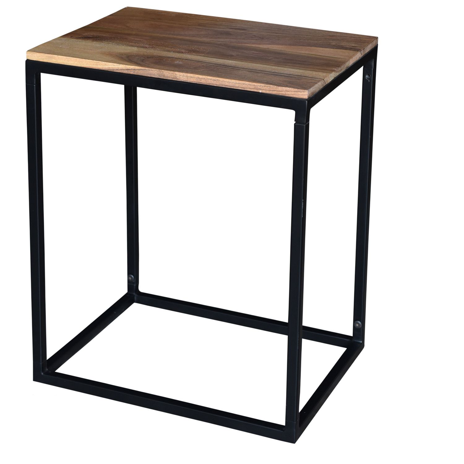 Crestview Collection Evolution Wood and Iron End Table