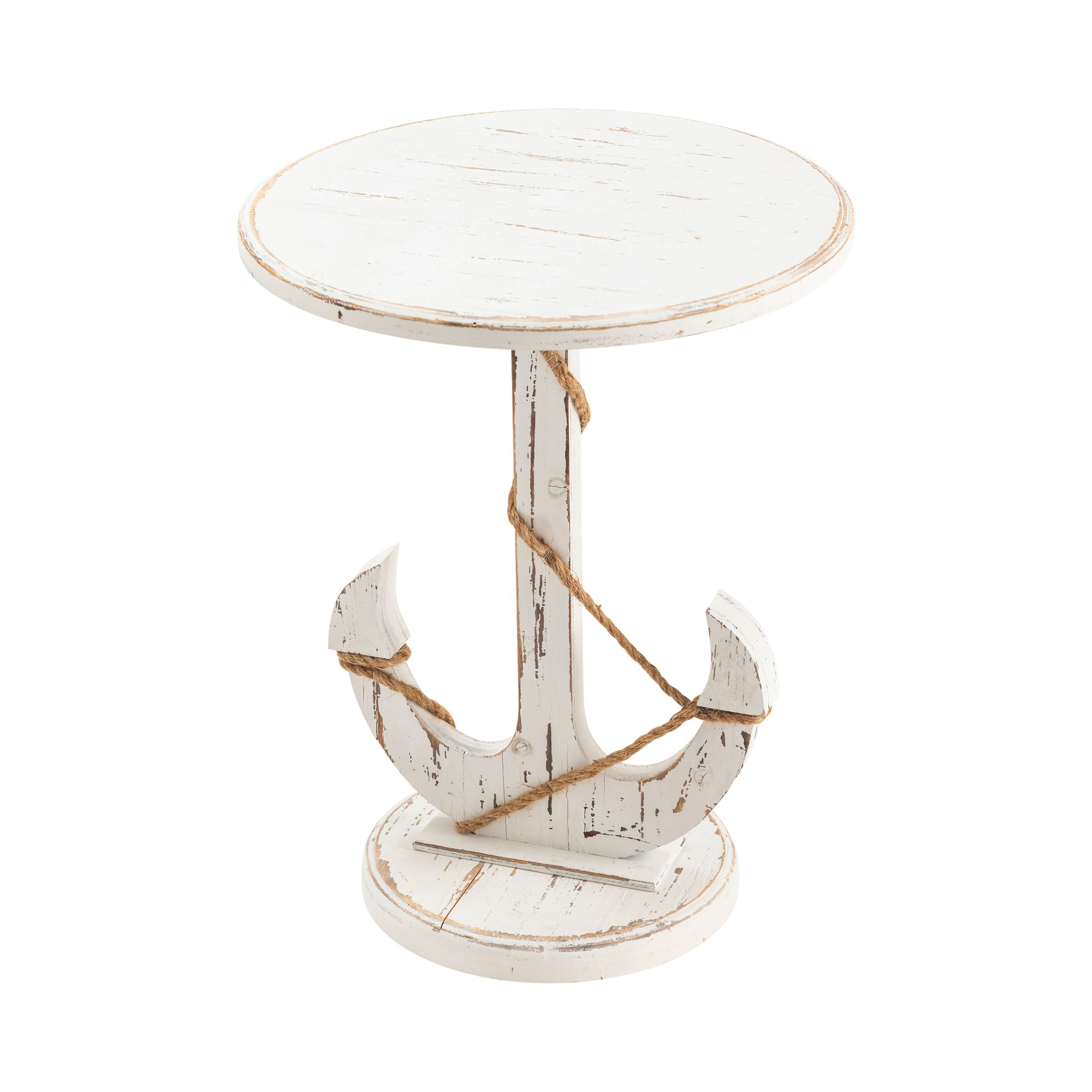 Crestview Collection Harbor Distressed Anchor Table
