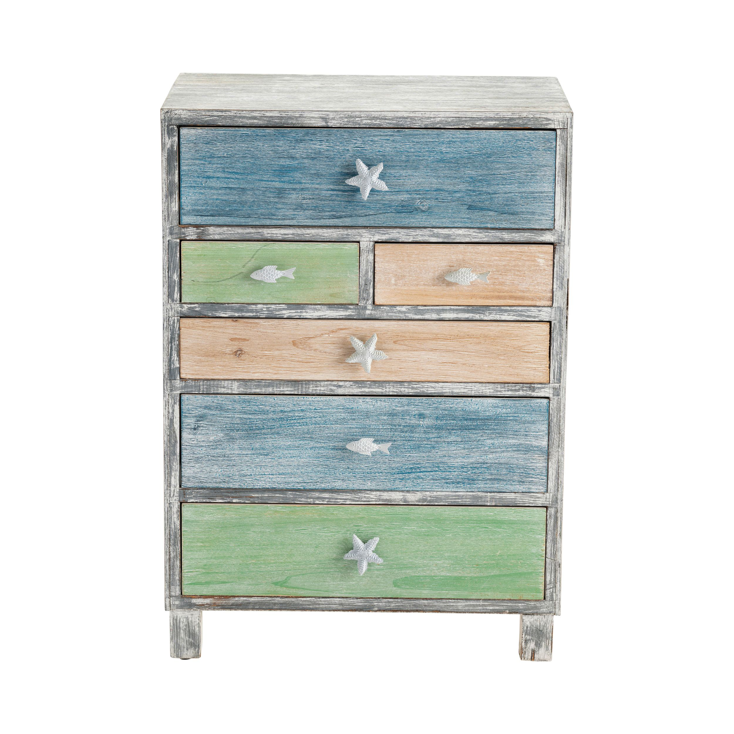 Crestview Collection Key West 6-Drawer Chest