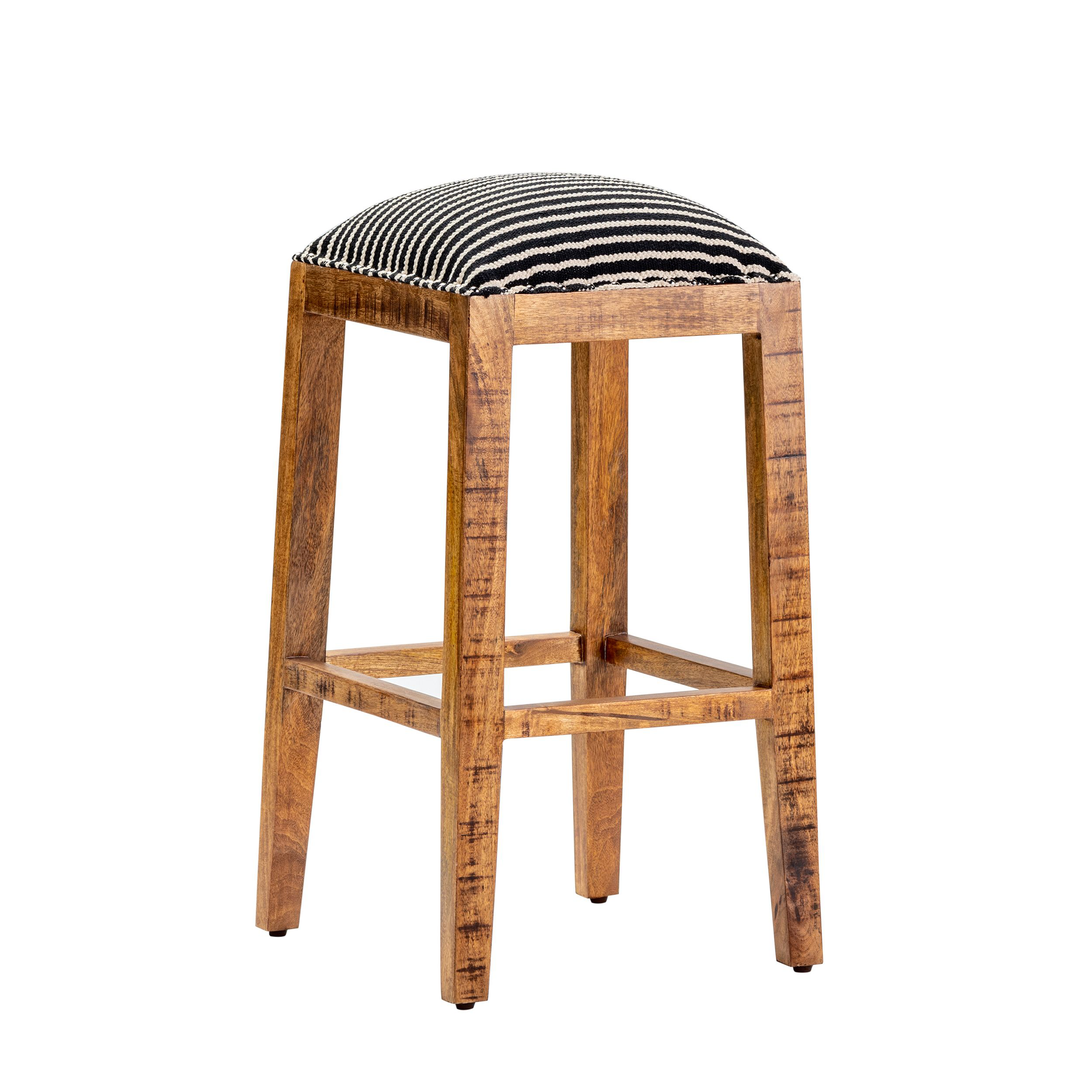 Crestview Collection Milly Striped Barstool