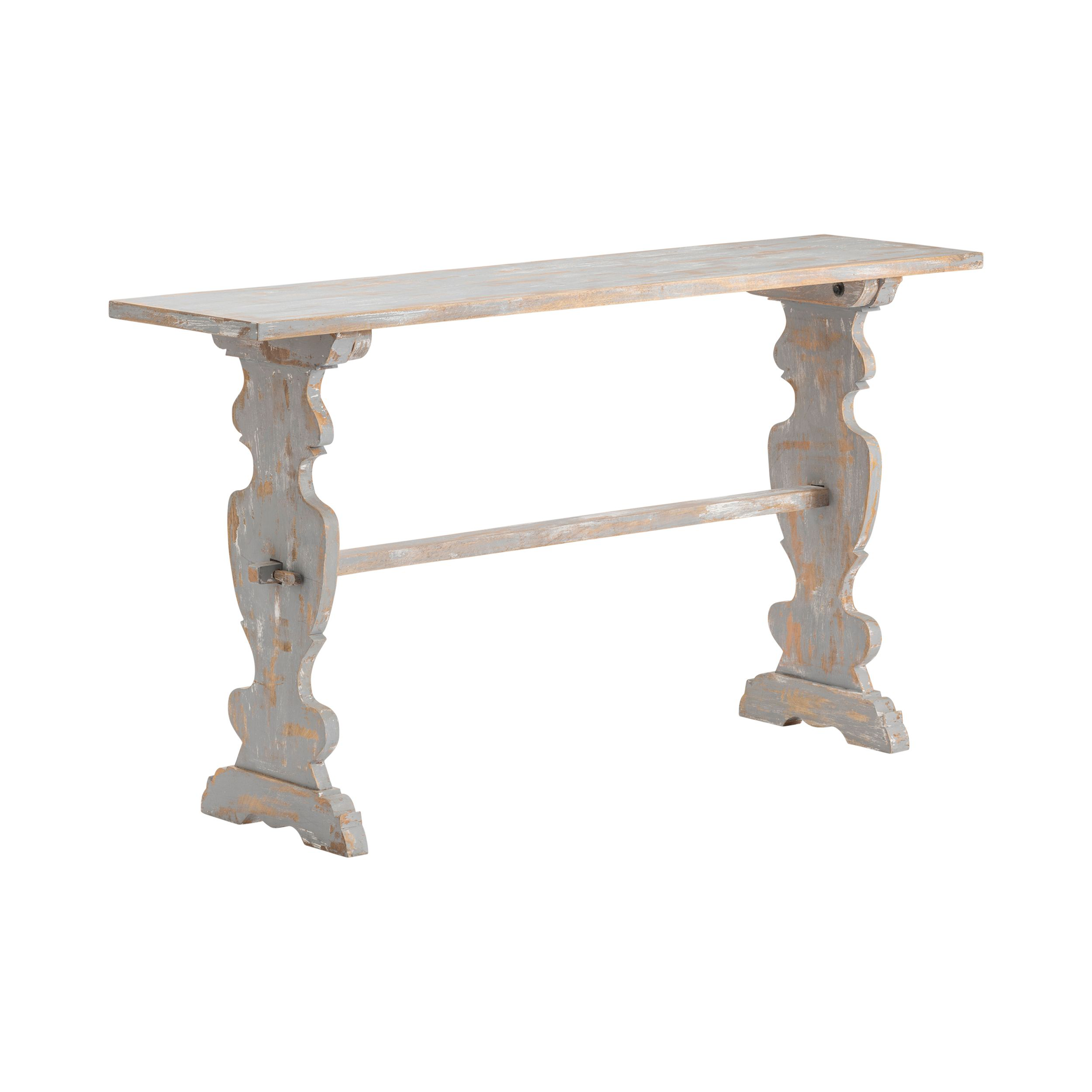 Crestview Collection Bengal Manor Carved Leg Table