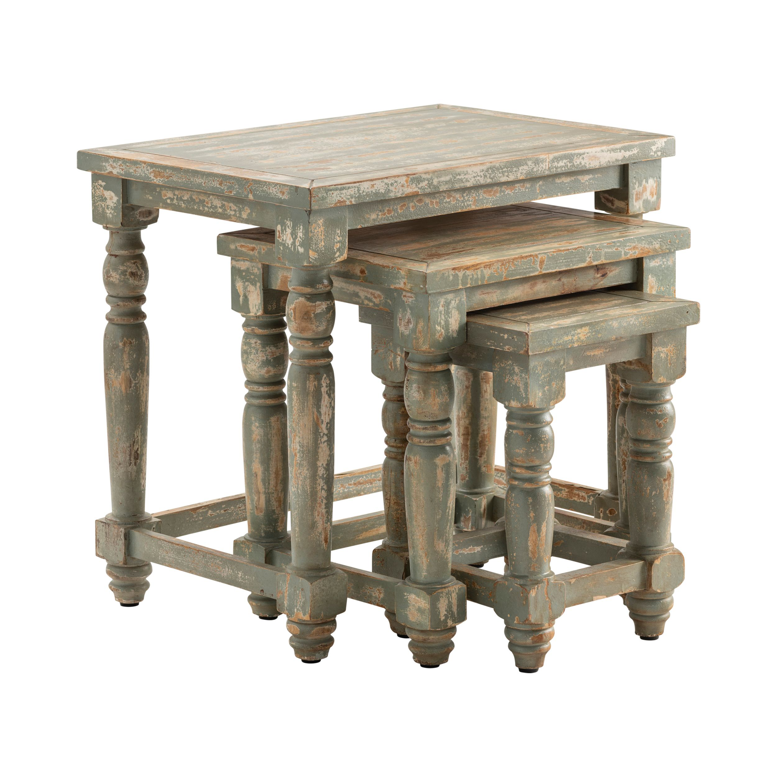 Crestview Collection Bengal Manor Nesting Table Set