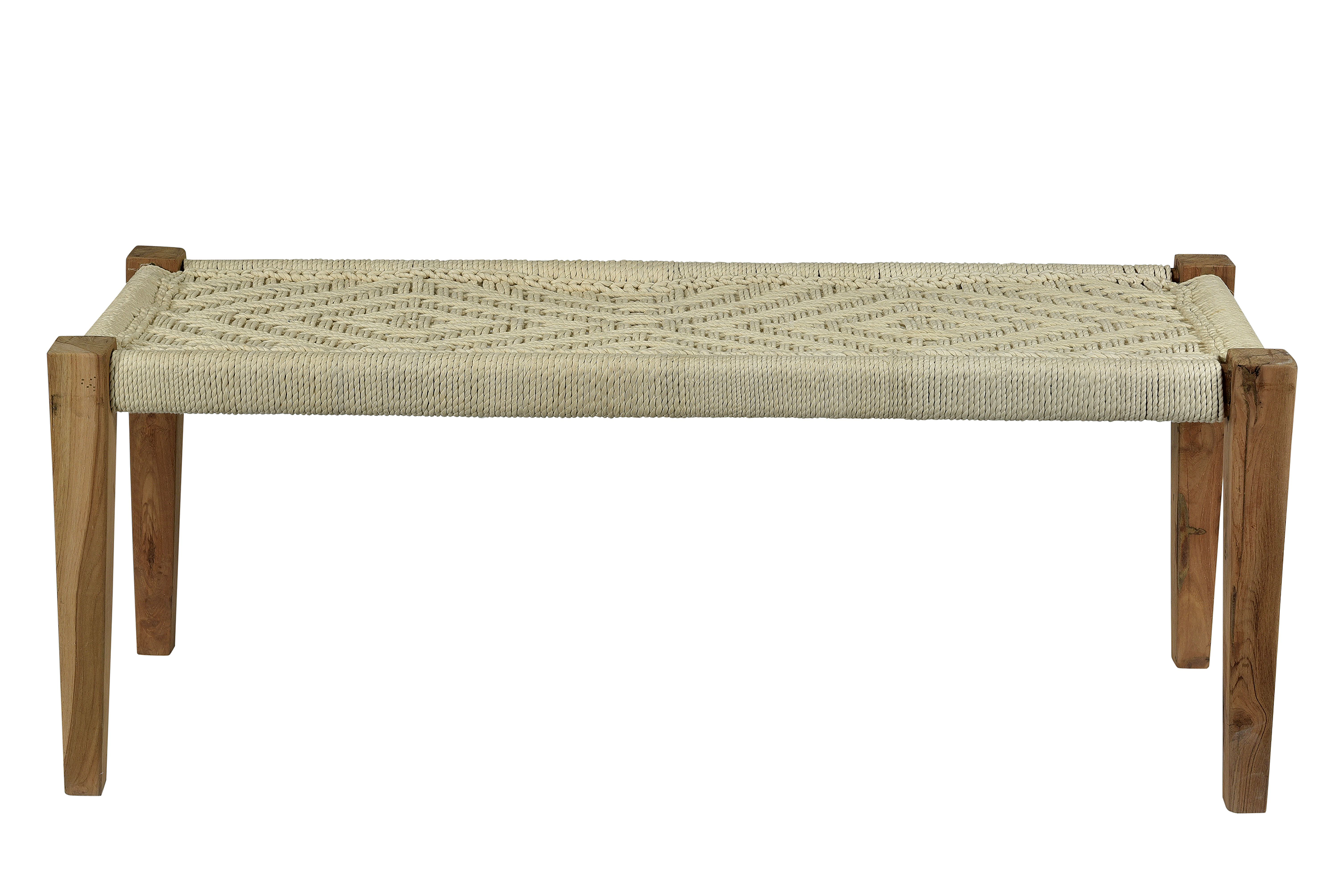 Crestview Collection Bengal Manor Jute Yarn Bench