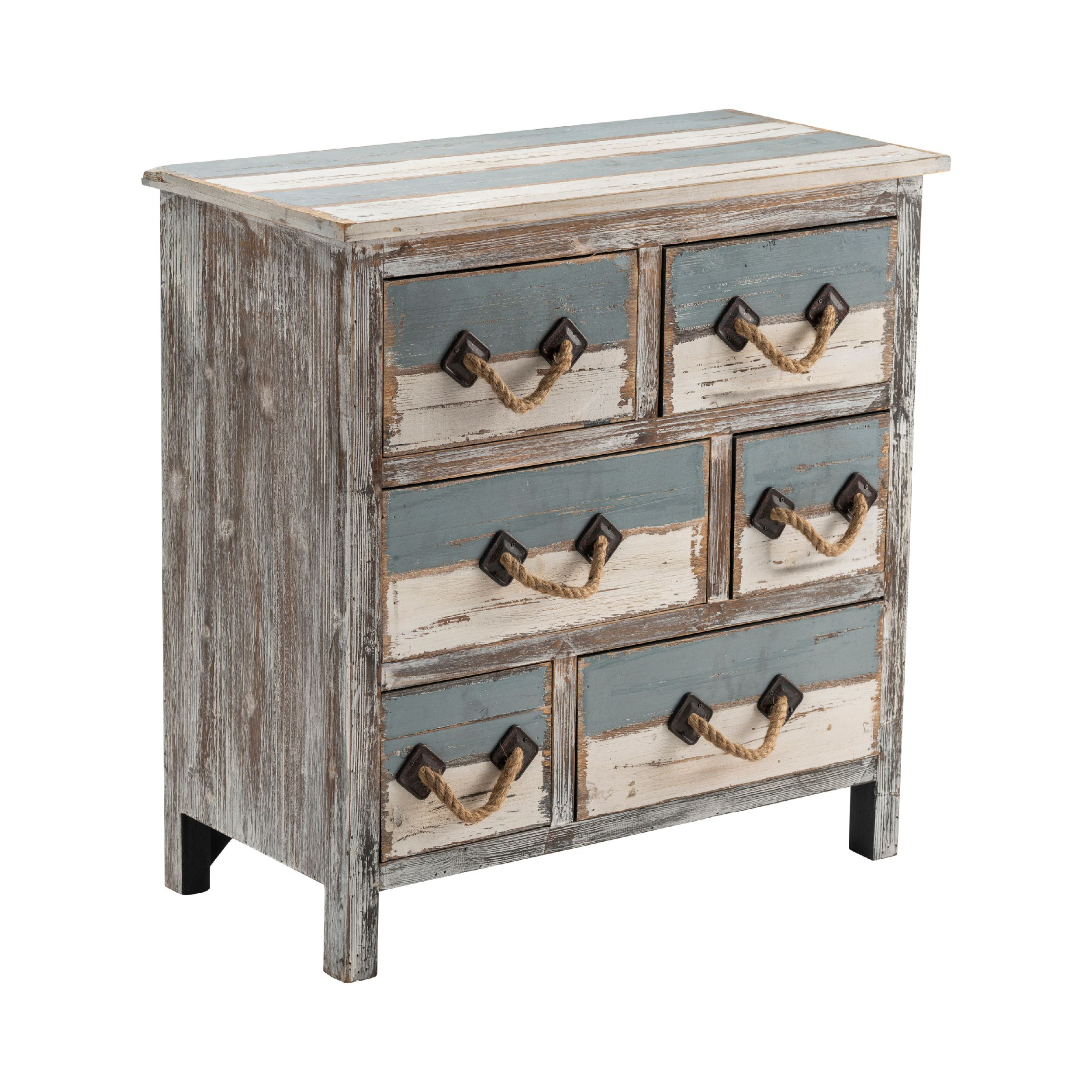 Crestview Collection Nantucket Weathered Wood Chest