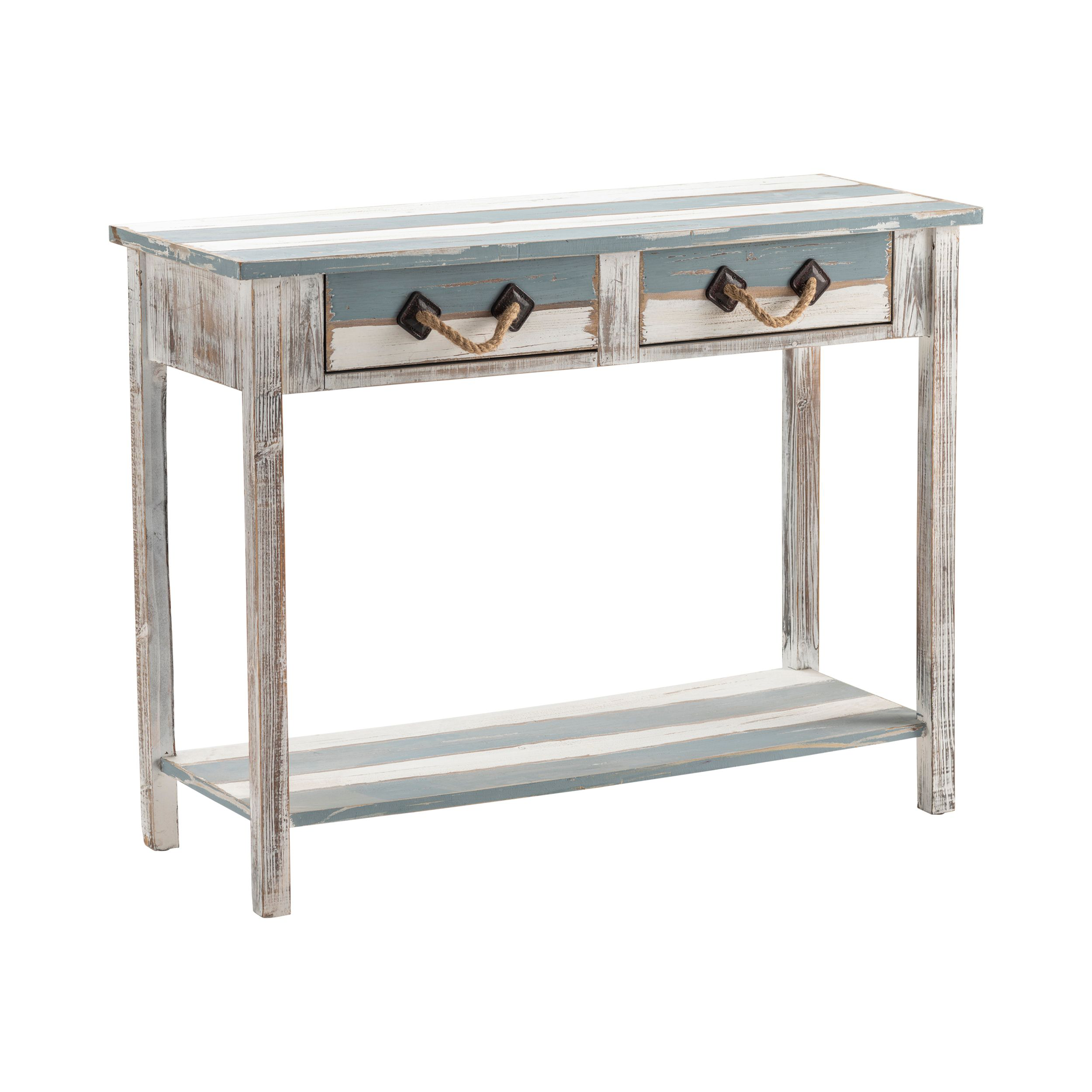 Crestview Collection Nantucket 2-Drawer Console Table
