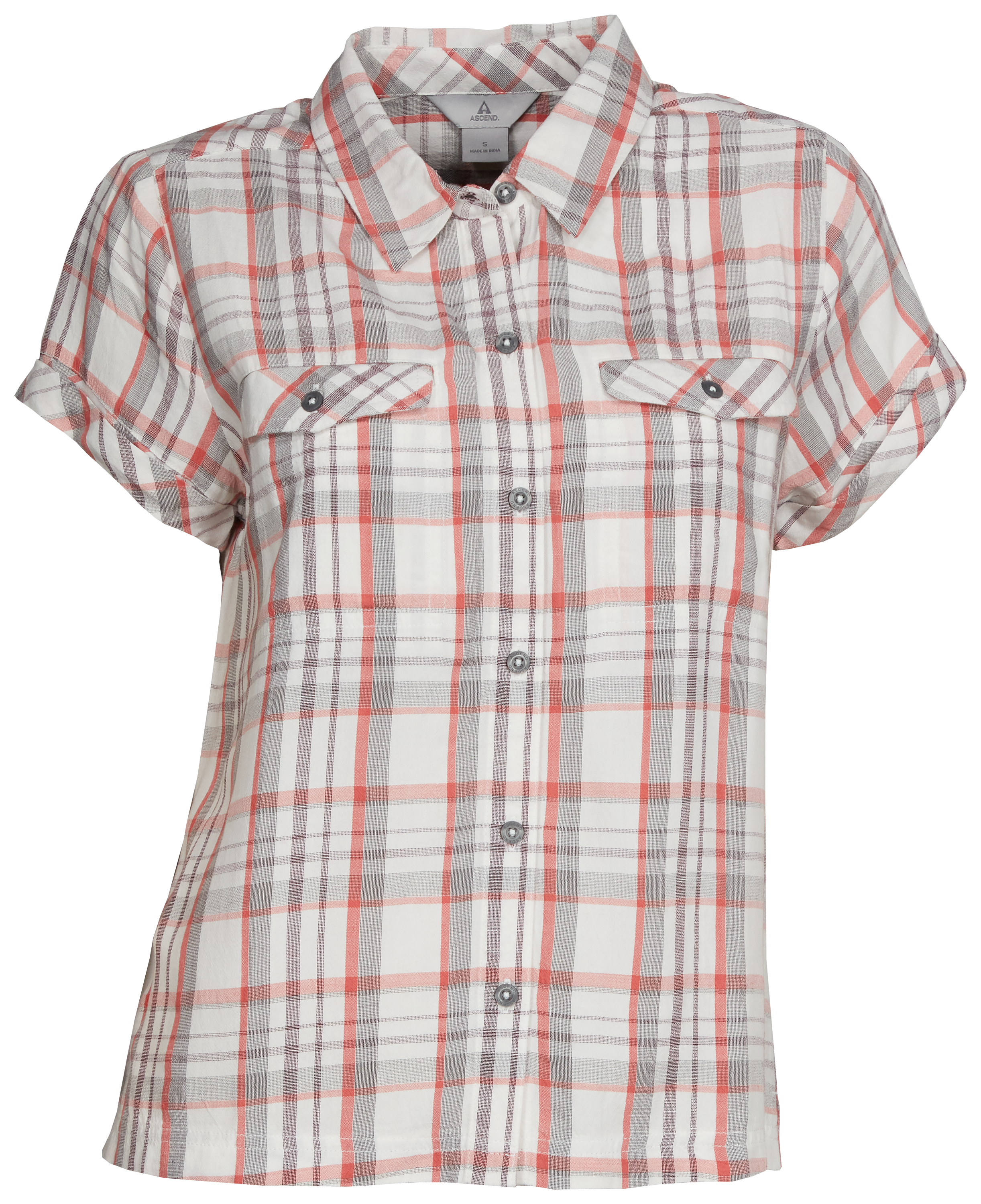 101131505-3327092 Ascend Short-Sleeve Camp Shirt for Ladies - Crab A sku 101131505-3327092
