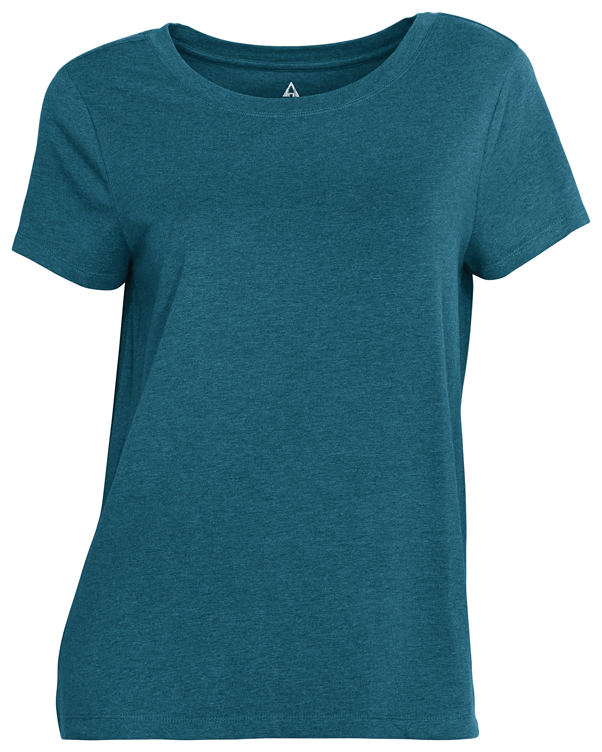 Ascend Road Crew Short-Sleeve T-Shirt for Ladies - Blue Coral Heather - XS