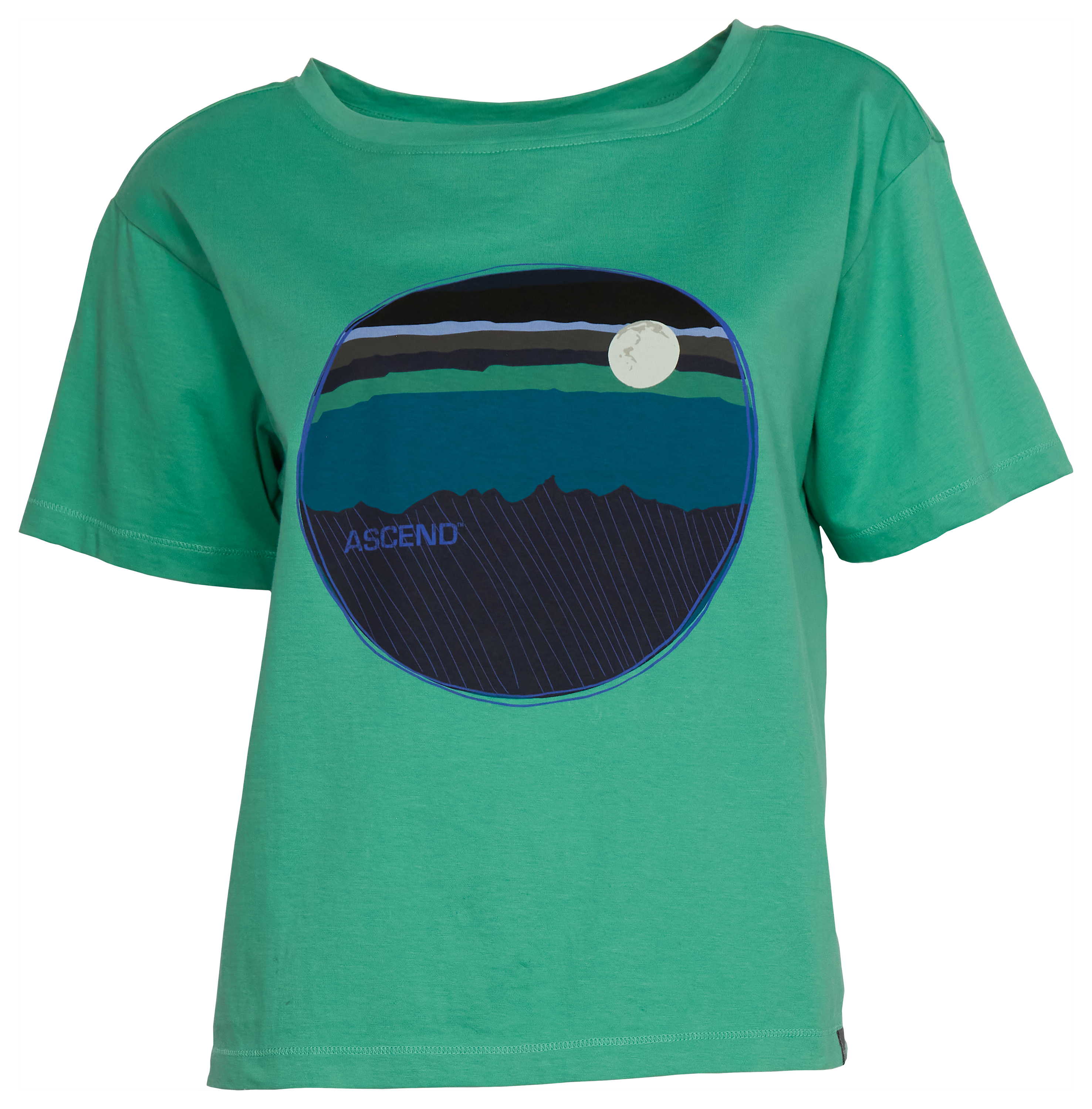 101131633-3327246 Ascend Organic Nightscape Short-Sleeve T-Shirt for sku 101131633-3327246