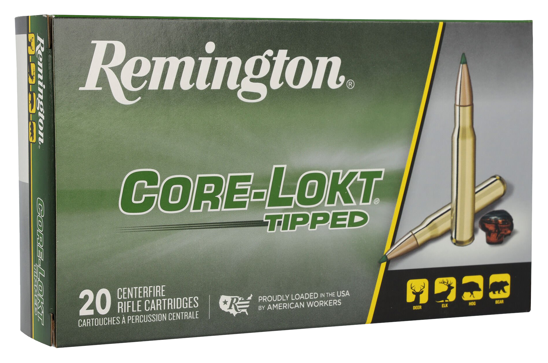 Remington Core-Lokt Tipped Centerfire Rifle Ammo - 6.5 Creedmoor - 129 Grain - 20 Rounds