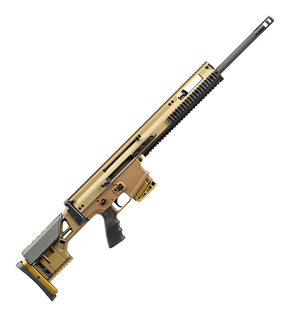 FN SCAR 20S NRCH Semi-Auto Rifle - 7.62x51mm - FDE - FN