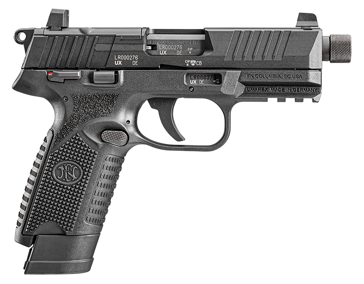 FN 502 Tactical Optics Ready SAO SemiAuto Pistol  Black