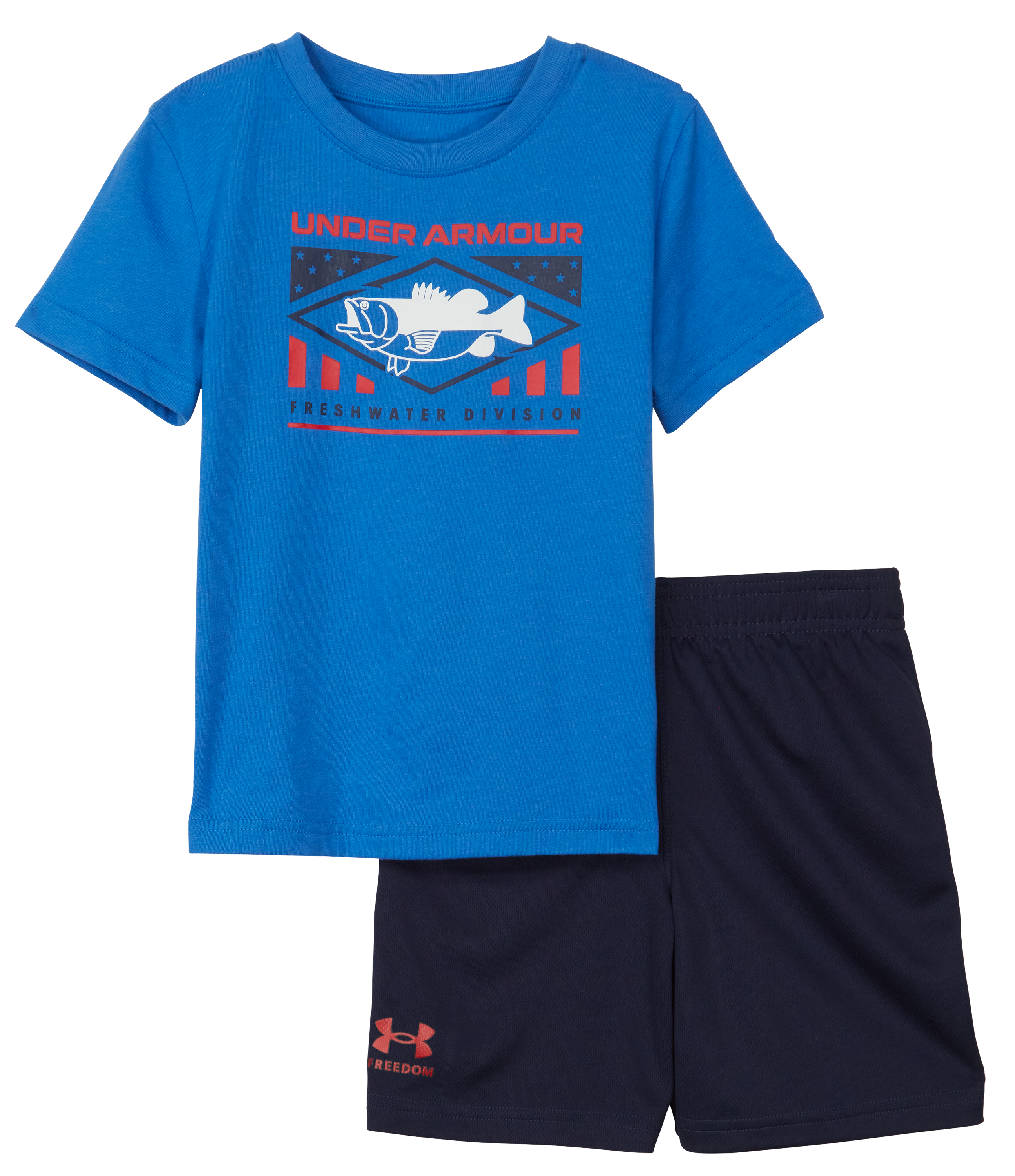 Under Armour Freedom Bass Short-Sleeve T-Shirt and Shorts Set for Toddler B