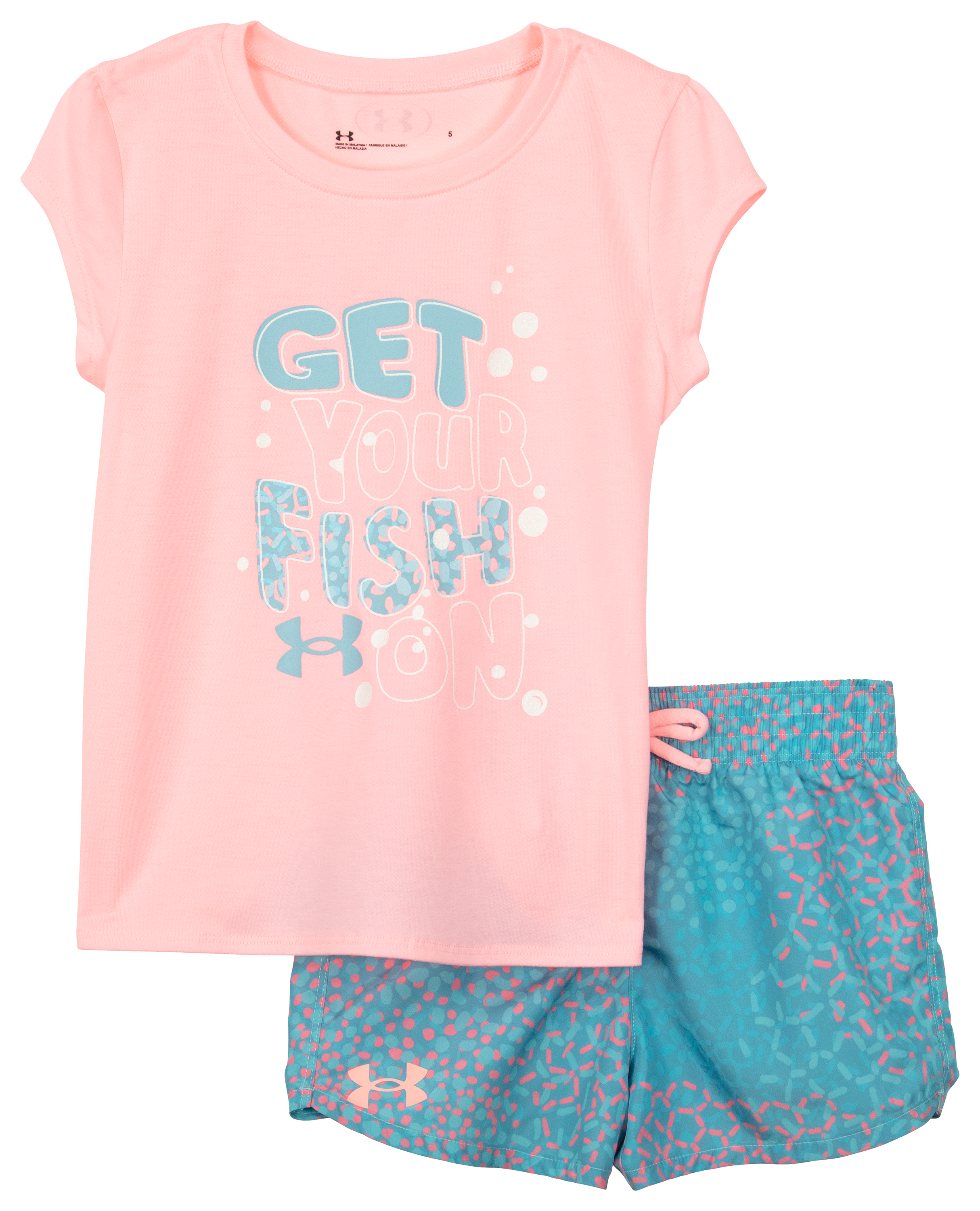 Under Armour Get Your Fish On Short-Sleeve T-Shirt and Shorts Set for Toddl