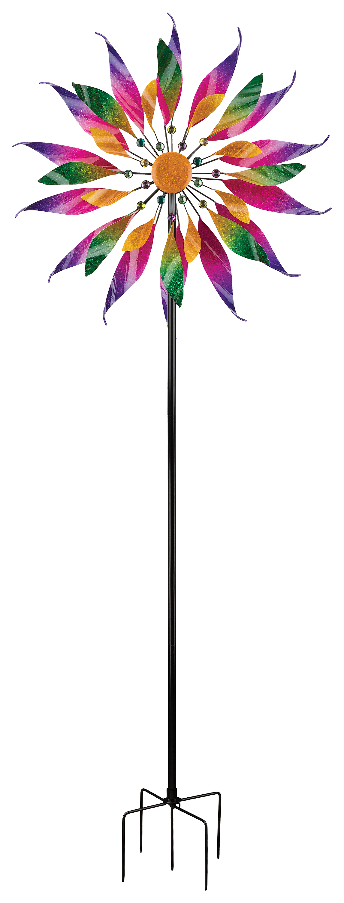 101138030-3329373 Regal Art & Gift Twisted Flower Triple Wind Spinne sku 101138030-3329373