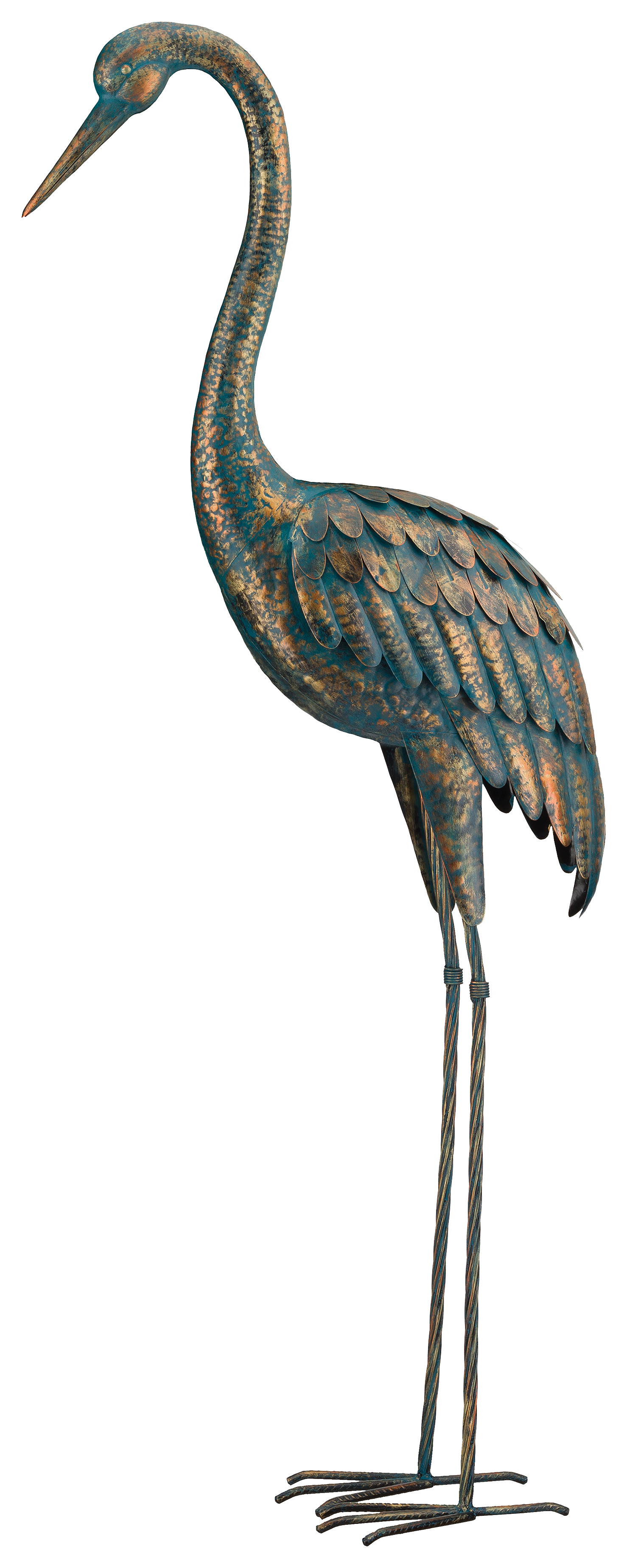 Regal Art & Gift 55 Patina Crane Garden Decor