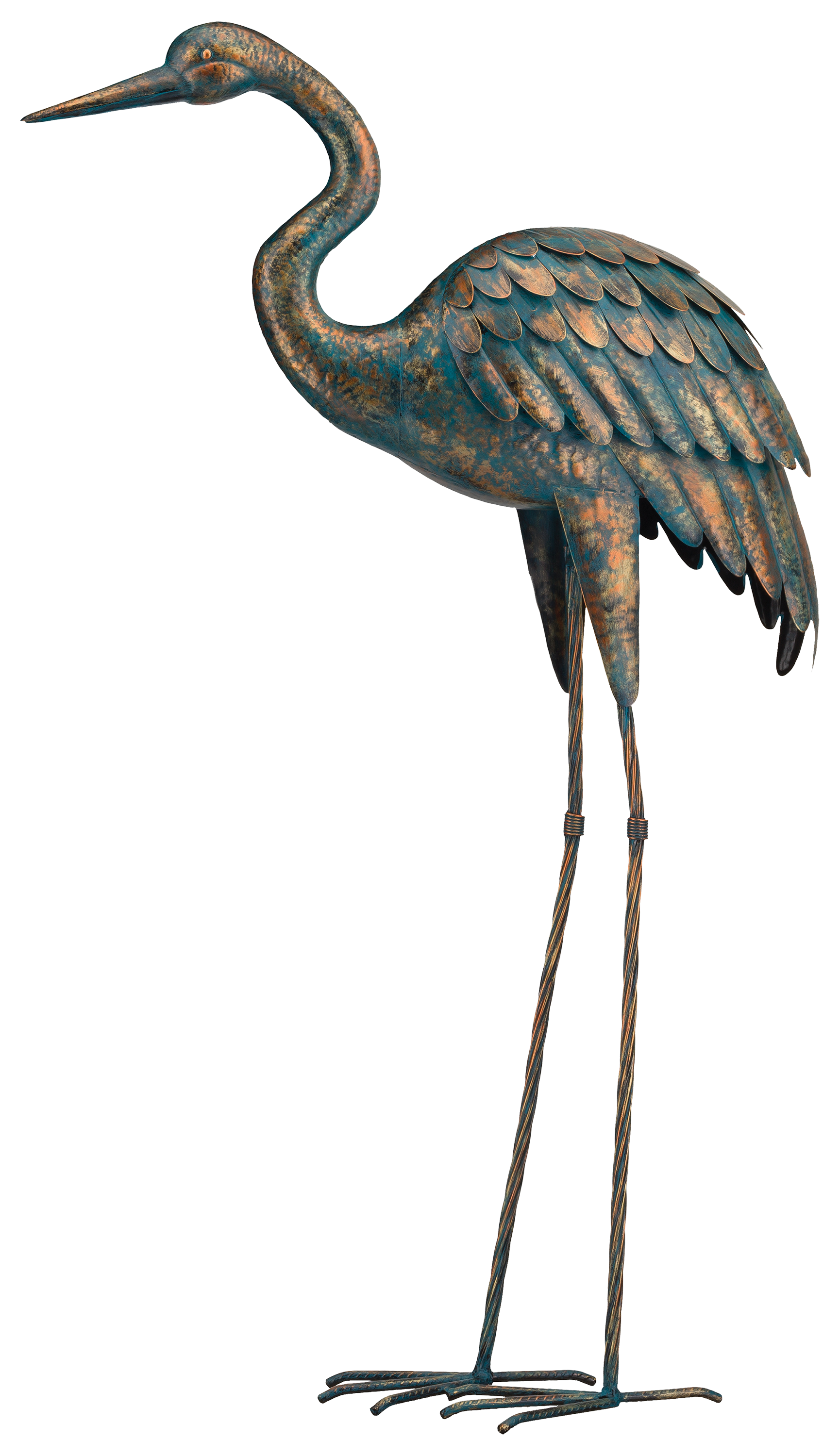 Regal Art & Gift 44 Patina Crane Garden Decor
