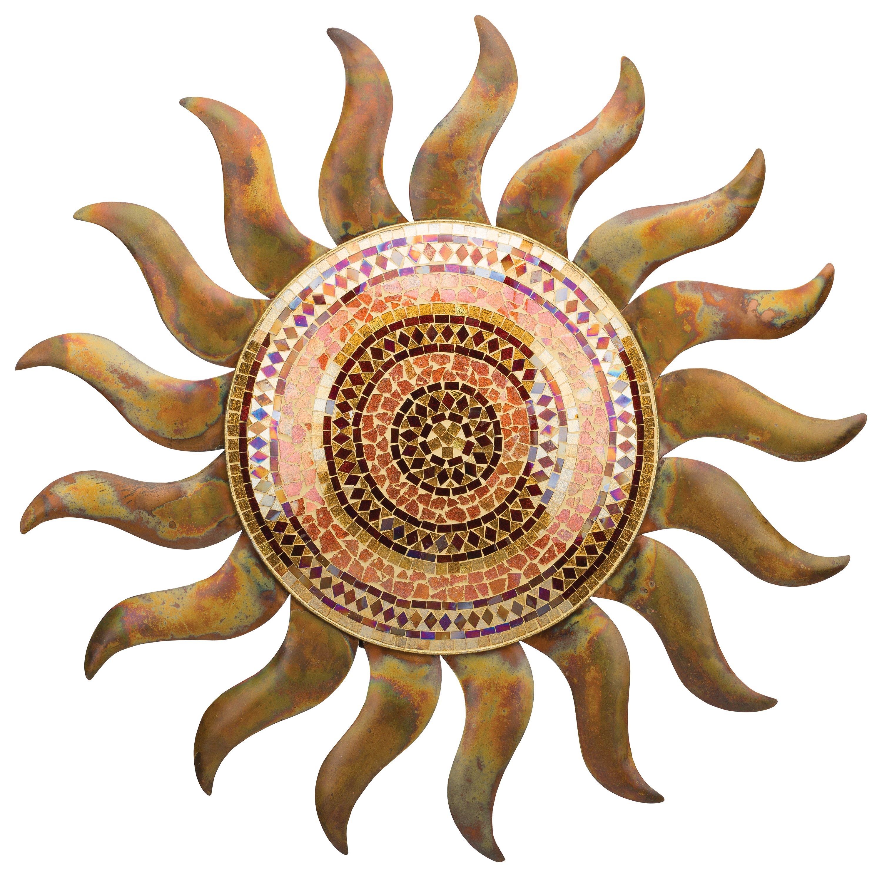 Regal Art & Gift Flamed Copper Sun Wall Decor