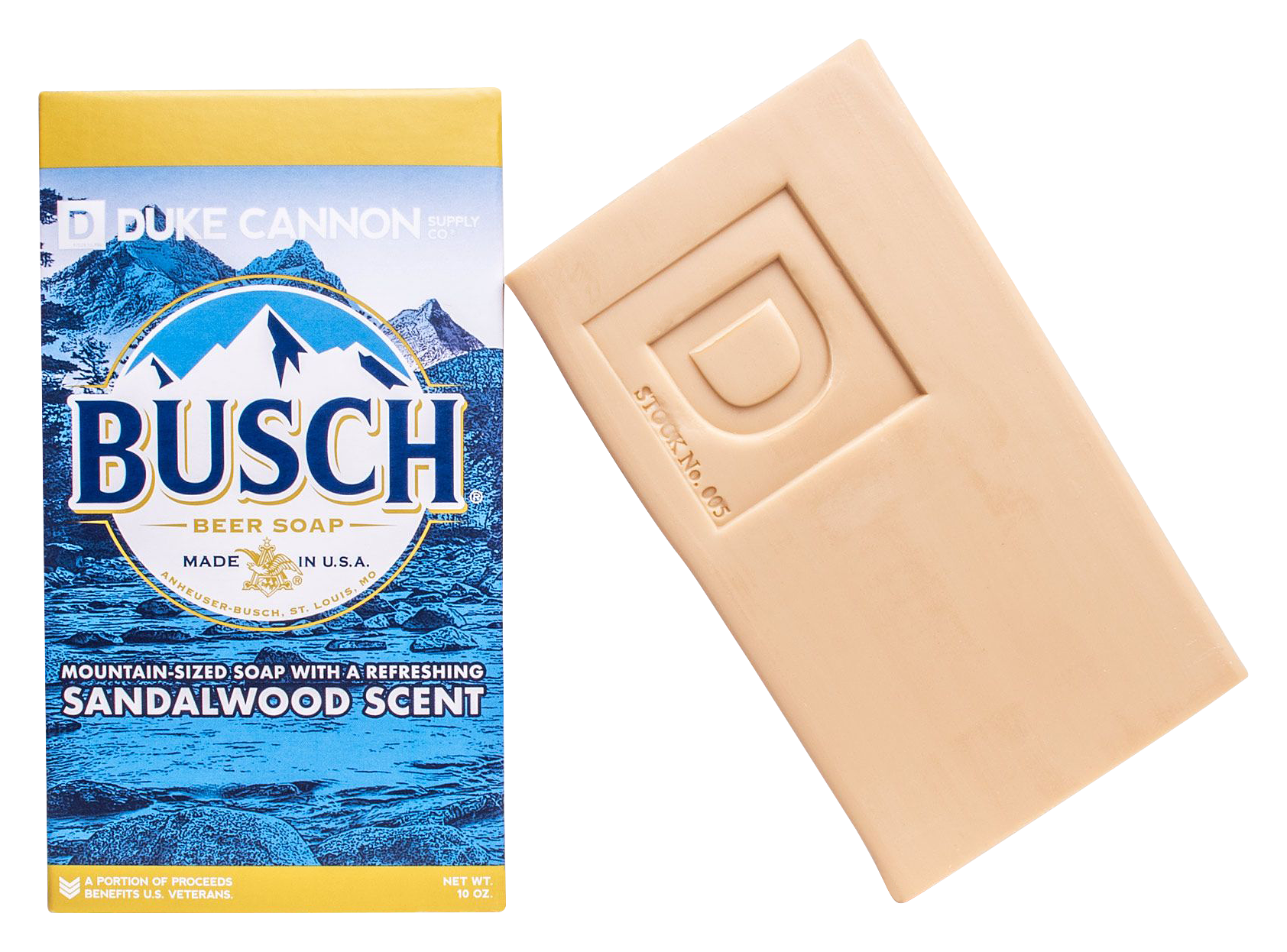 Duke Cannon Supply Co. Busch Beer Sandalwood Scent Bar Soap