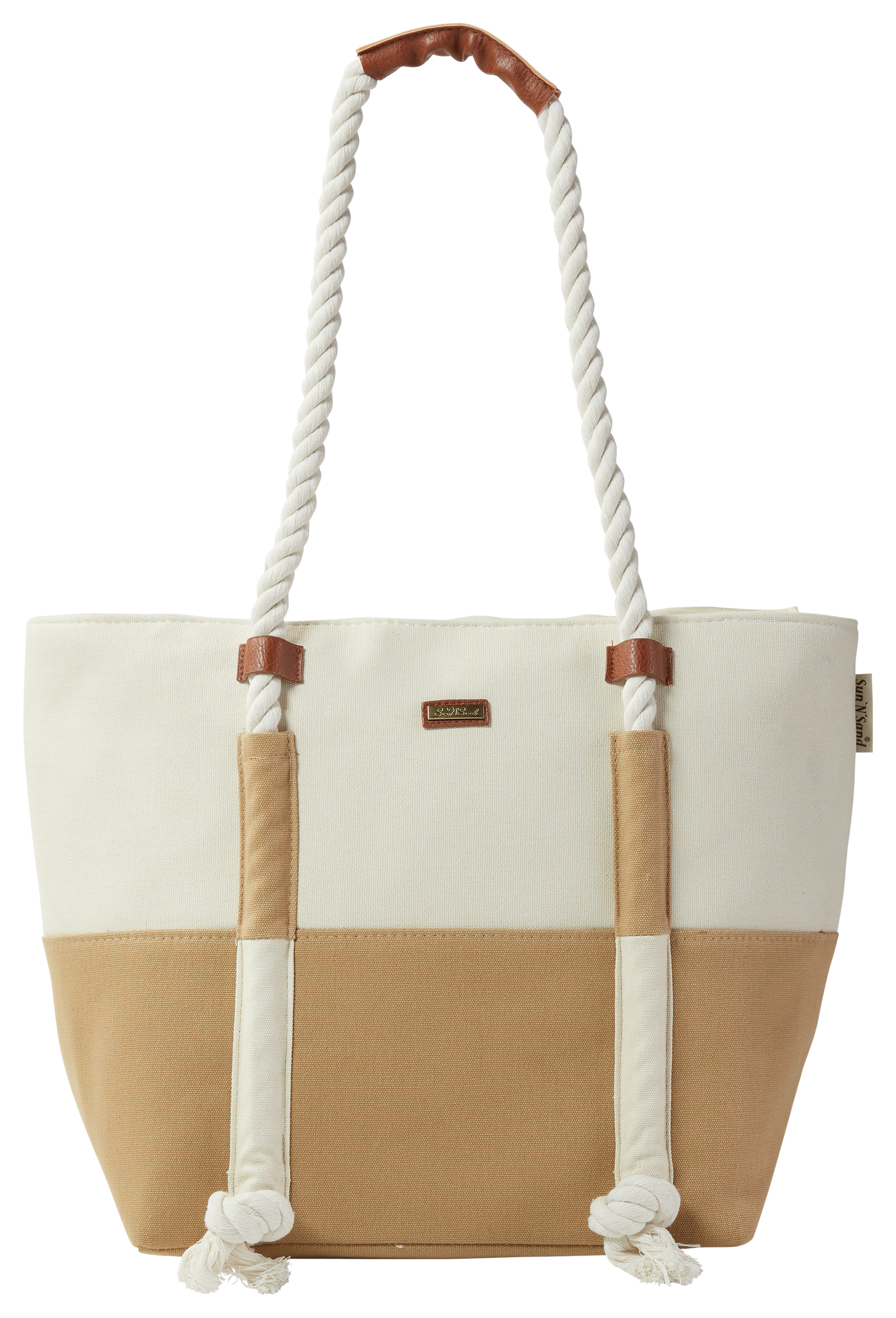Sun N Sand Canvas Shoulder Tote Bag