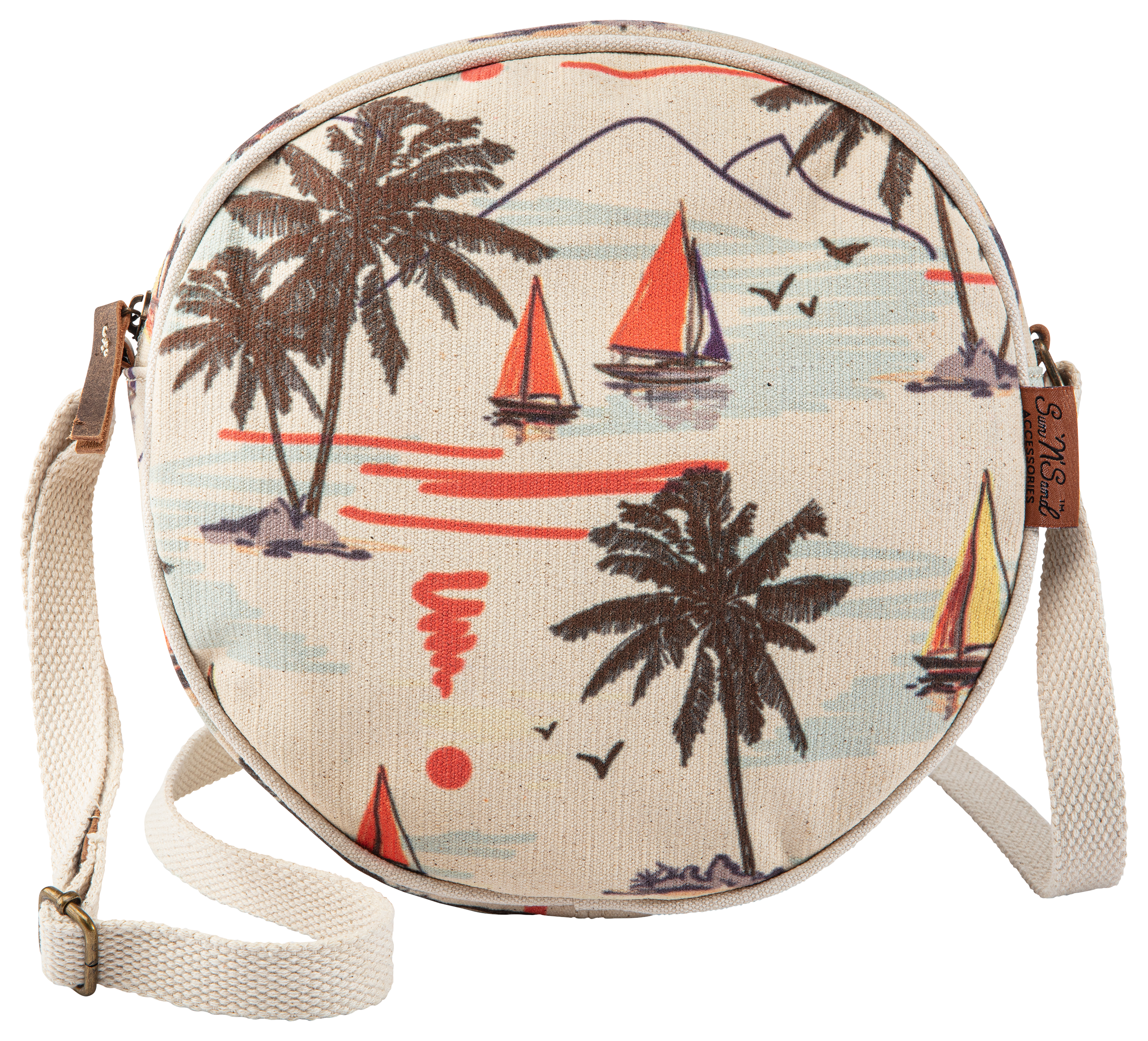Sun N Sand Sail Away Round Crossbody Bag for Ladies