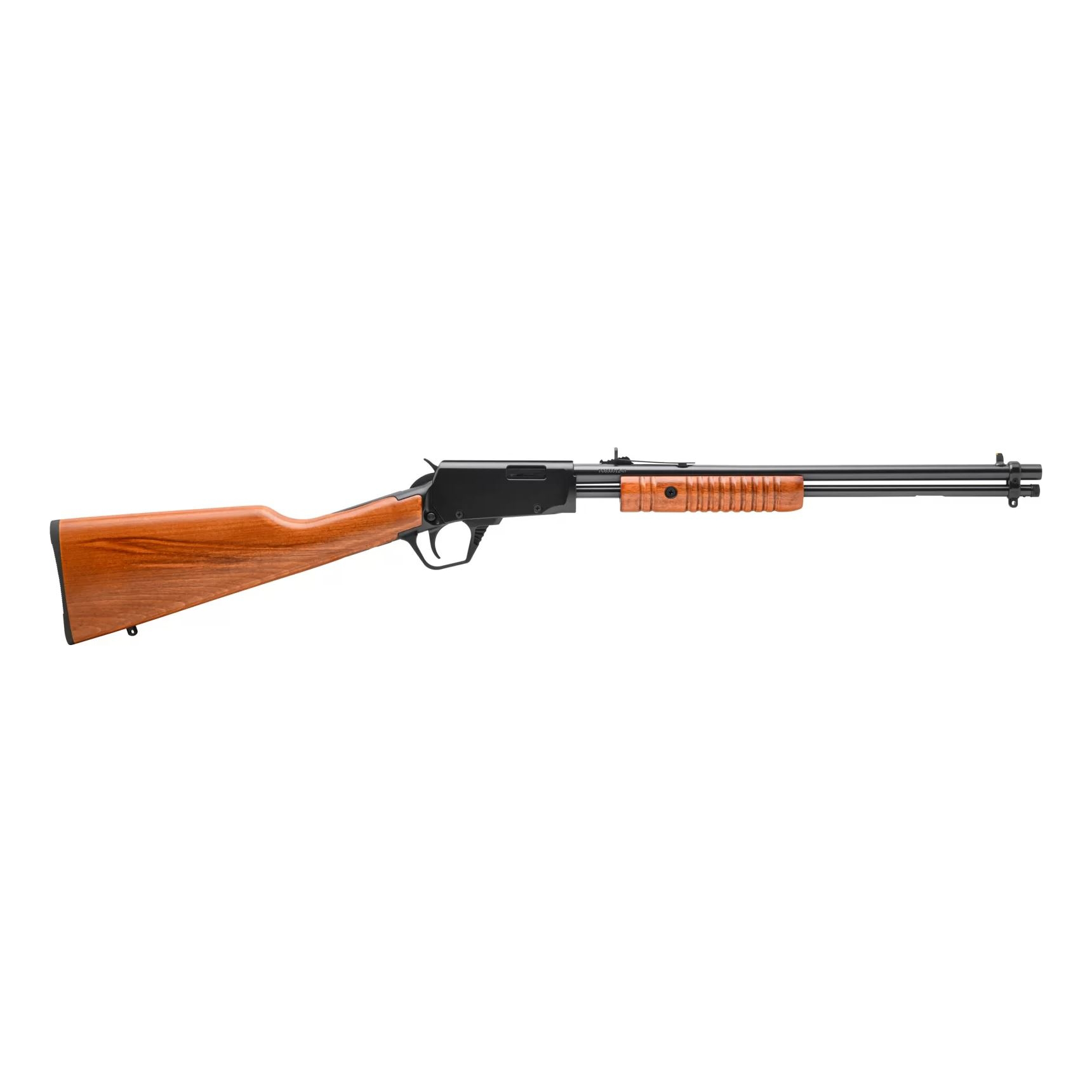 Rossi Gallery Pump-Action Rimfire Rifle with Beechwood Stock and Ribbed Forend