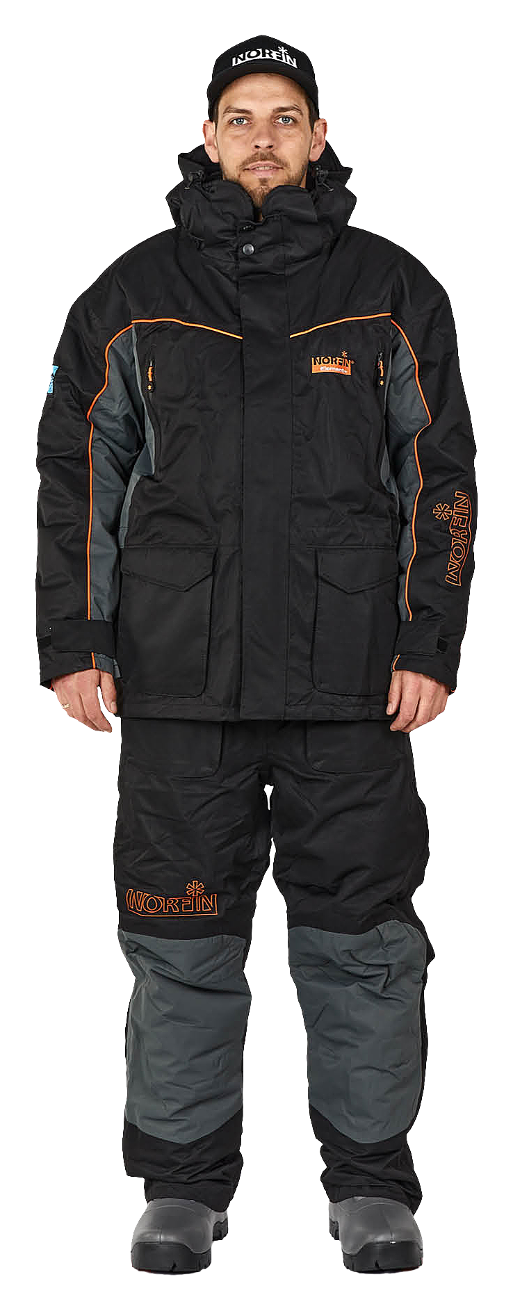Norfin Element+ Float Suit for Men - Black - M