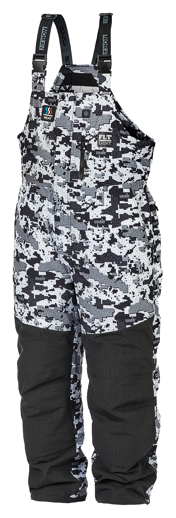 101138130-3334827 Norfin Explorer Heat Float Bibs for Men - Camo - X sku 101138130-3334827