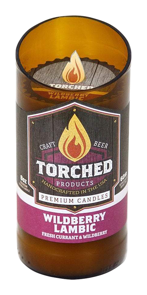 Torched Products Wildberry Lambic Beer Bottle Candle