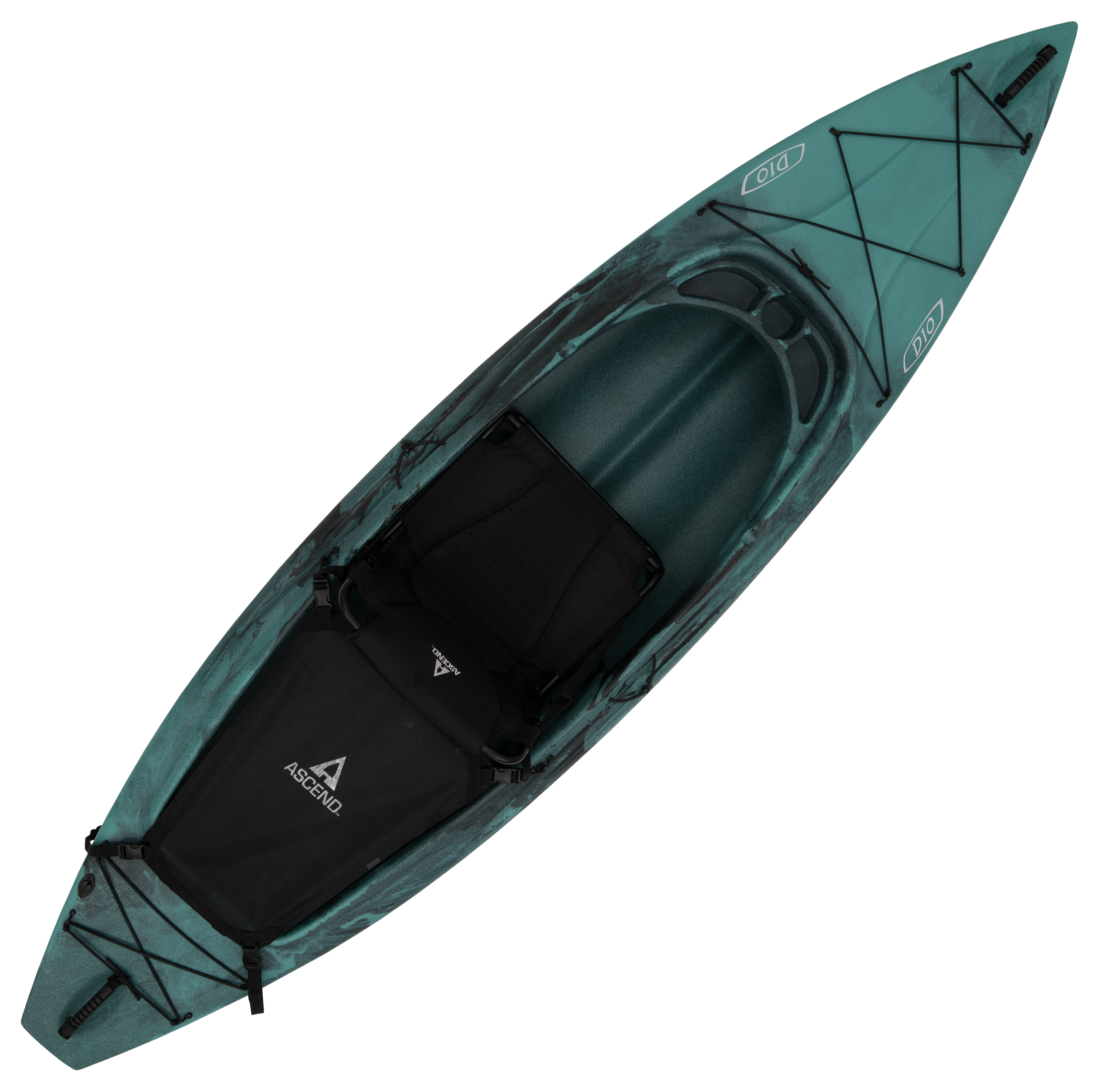 Ascend D10 Sit-In Kayak - Aqua/Blue