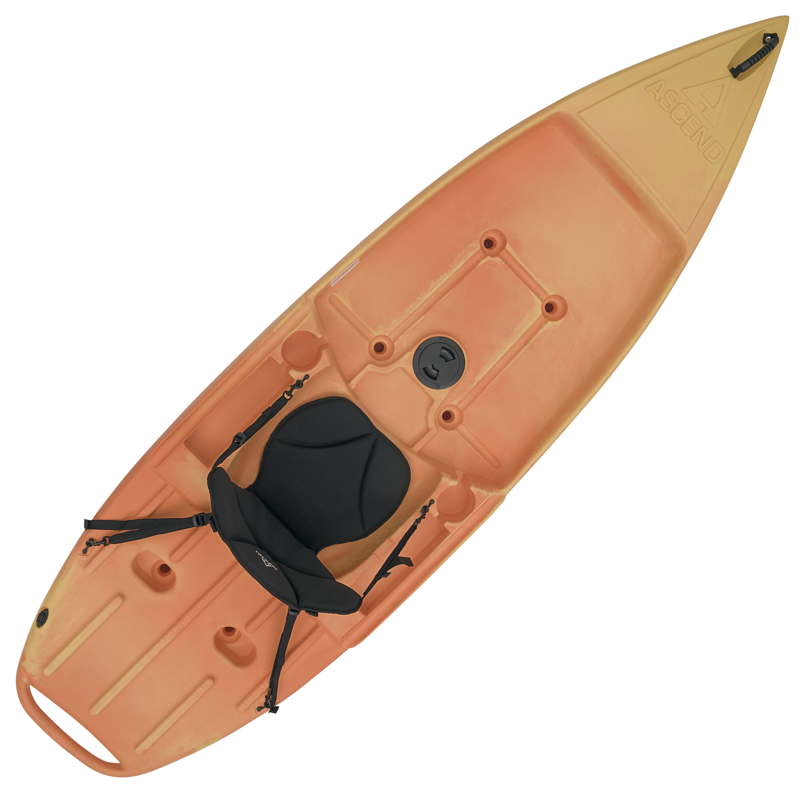 Ascend 9R Sport Sit-On-Top Kayak - Yellow/Orange