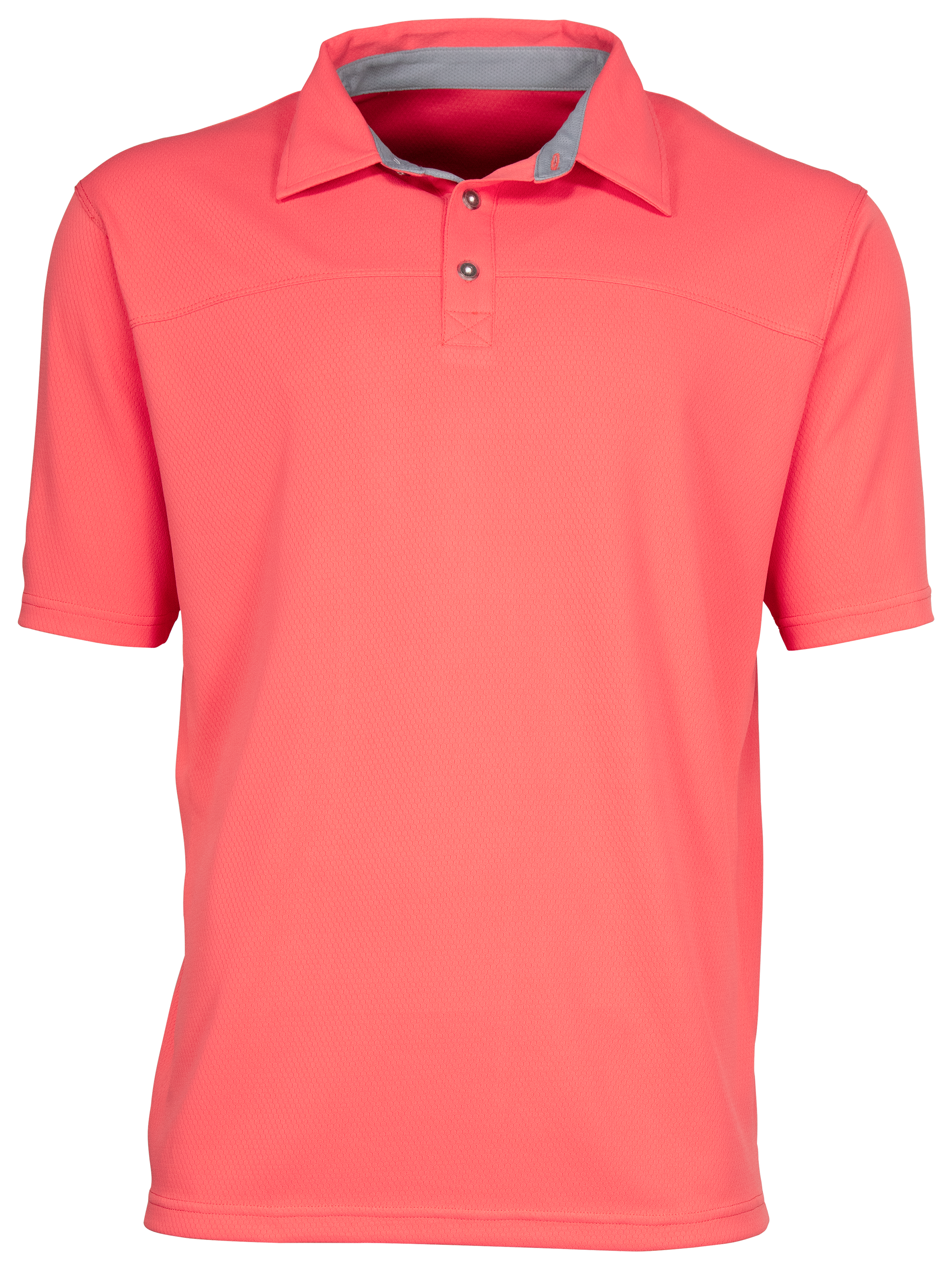 World Wide Sportsman Short-Sleeve Performance Polo for Men - Deep Sea Coral