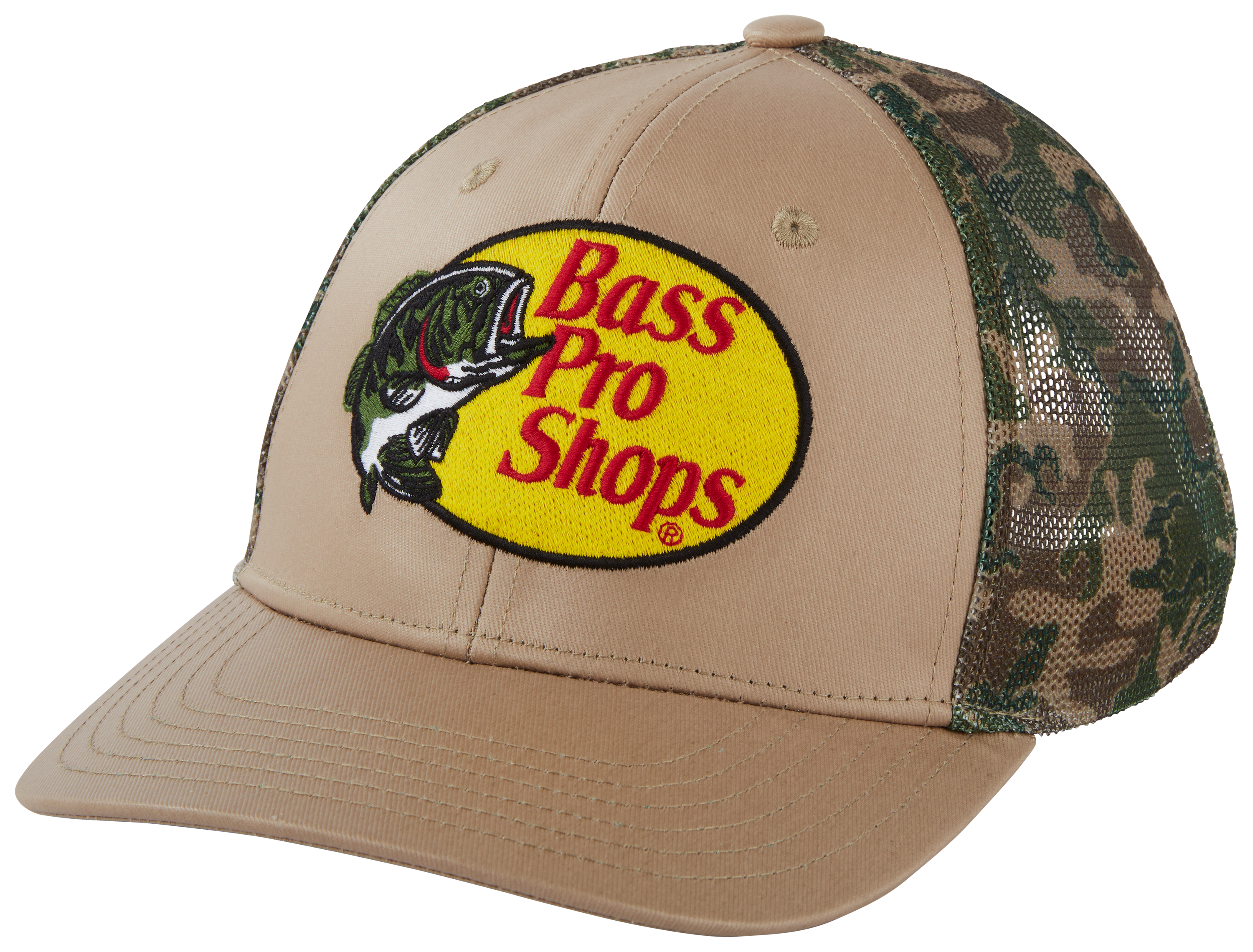Bass Pro Shops Camo Print Mesh-Back Cap