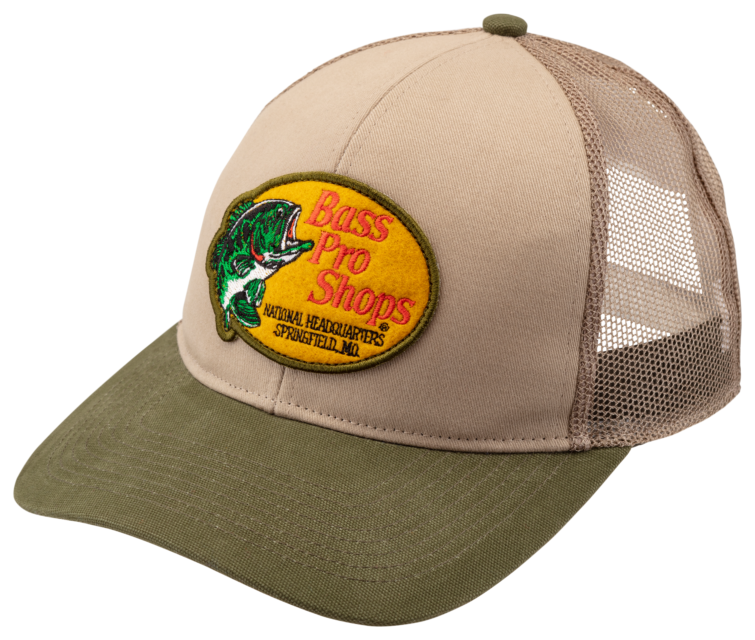 Bass Pro Shops Vintage Mesh-Back Cap - Khaki
