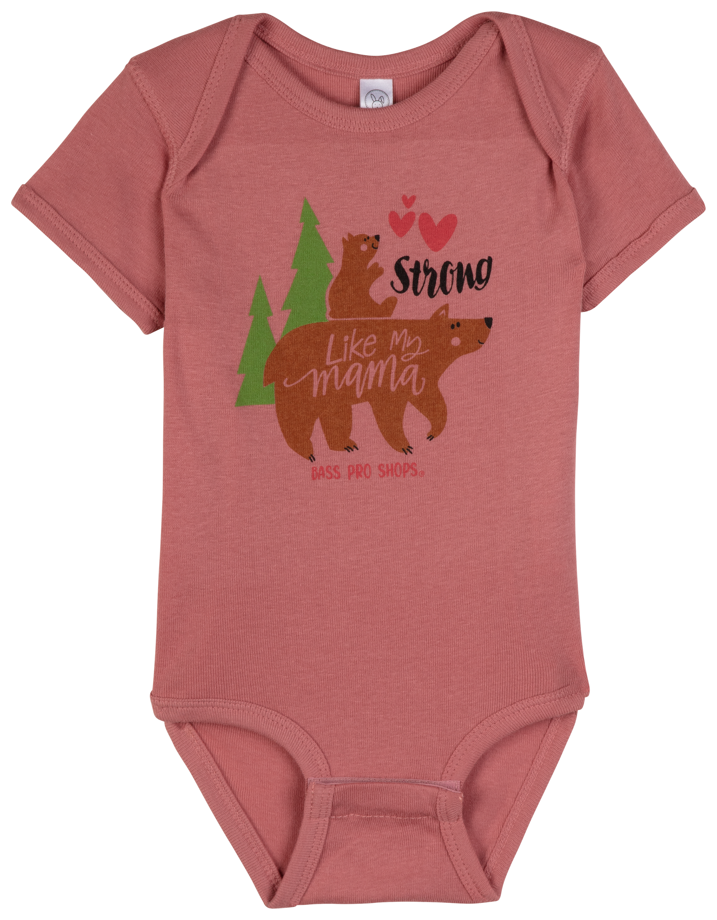 BASS PRO SHOPS Strong Like Mama Short-Sleeve Bodysuit for Babies