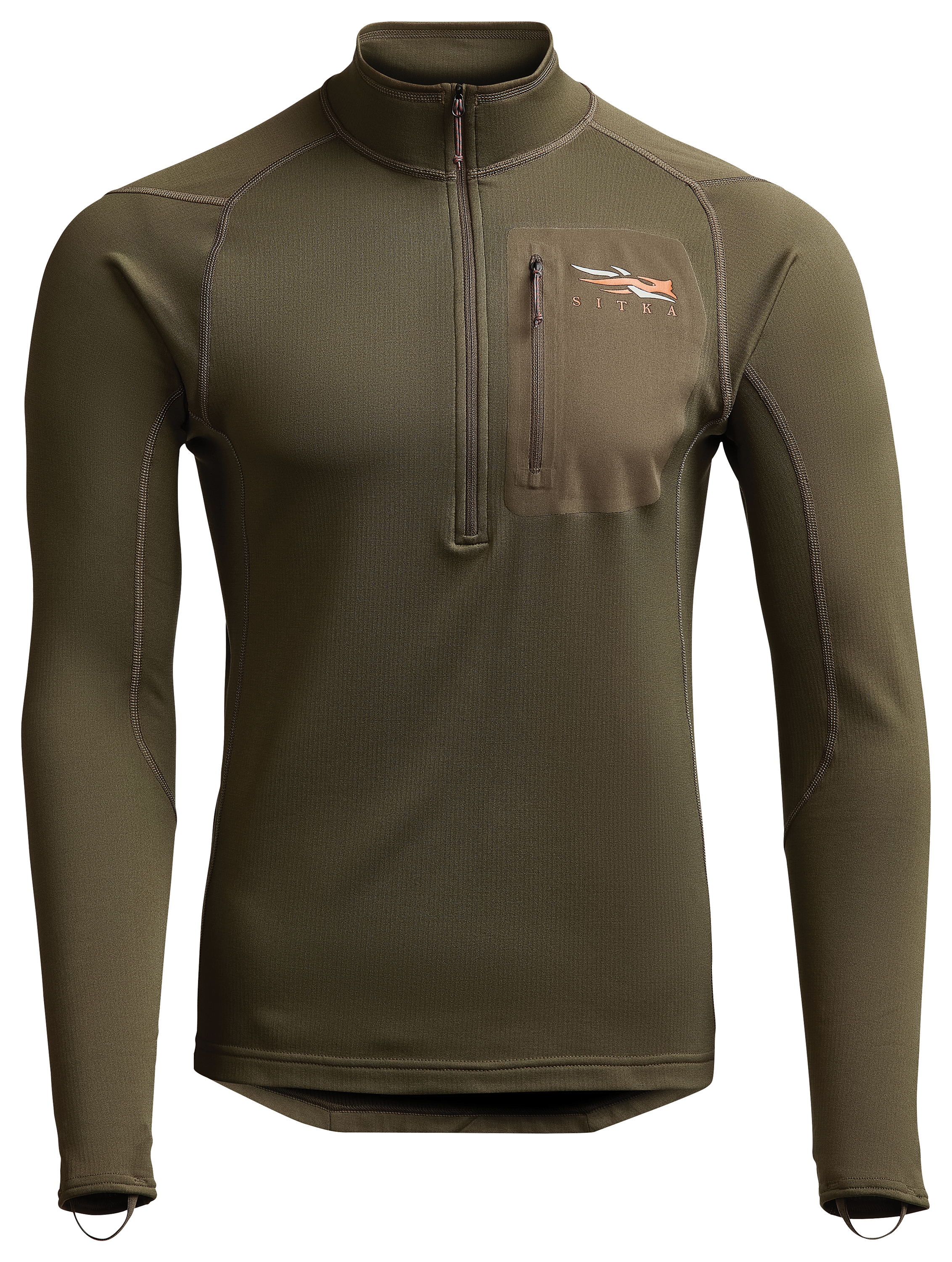 Image of SITKA CORE Midweight Zip-T Half-Zip Long-Sleeve Shirt for Men