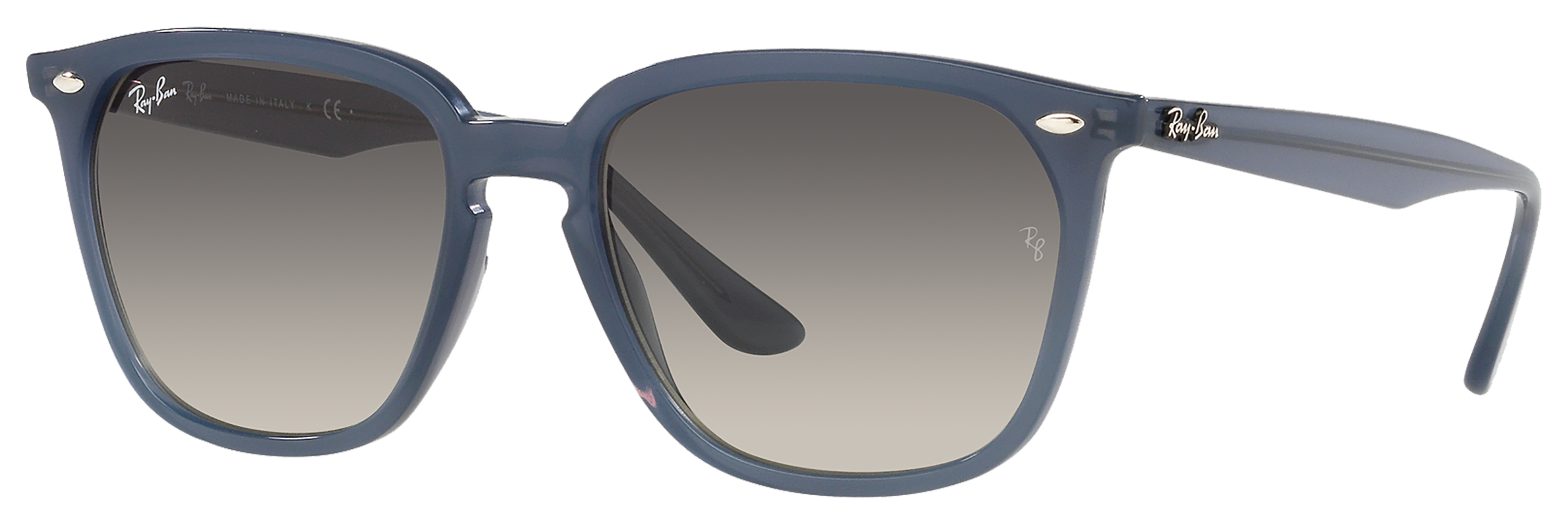 Ray-Ban RB4362 Gradient Sunglasses - Polished Dark Blue/Gray Gradient - Sta