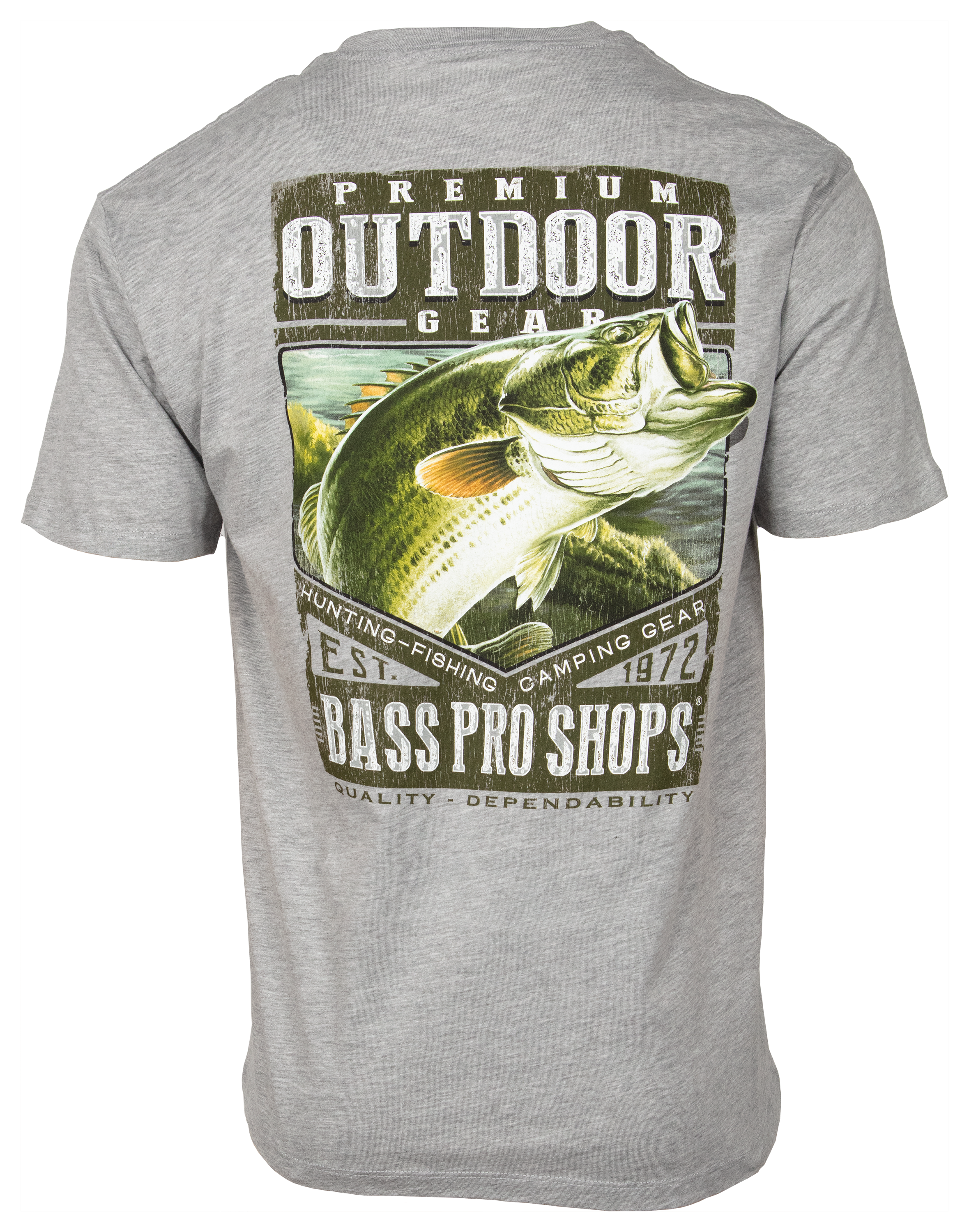 Bass Pro Shops Premium Outdoor Gear Bass Short-Sleeve T-Shirt for Men