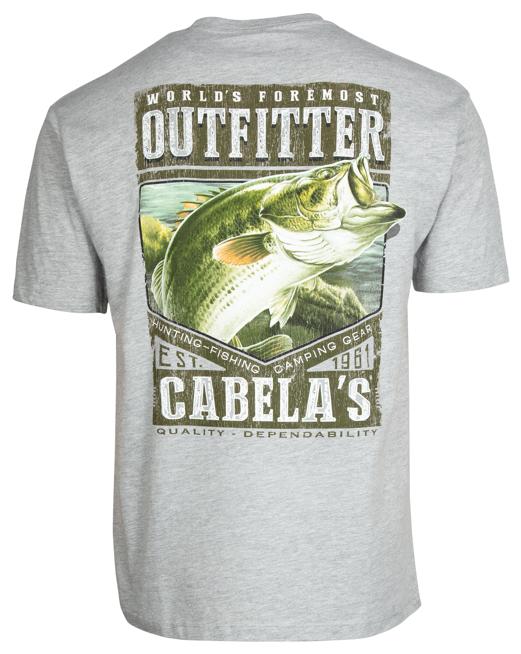 Cabela's 22 Wildlife Bass Short-Sleeve T-Shirt for Men