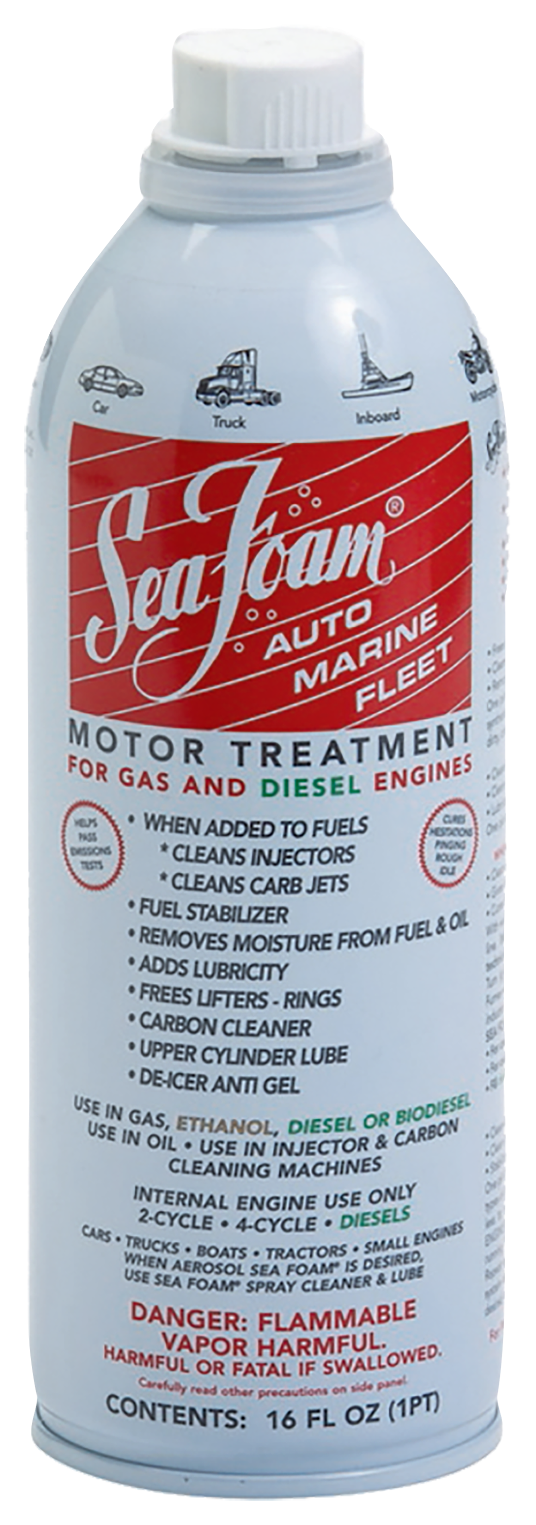 Go Kart Fuel Stabilizer - Seafoam 160z Can treatment